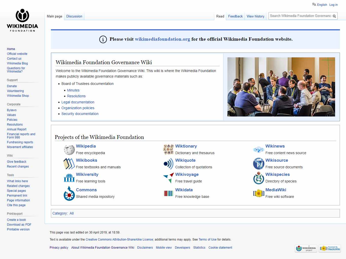 Thiết kế Website web wiki - foundationwikimediaorg