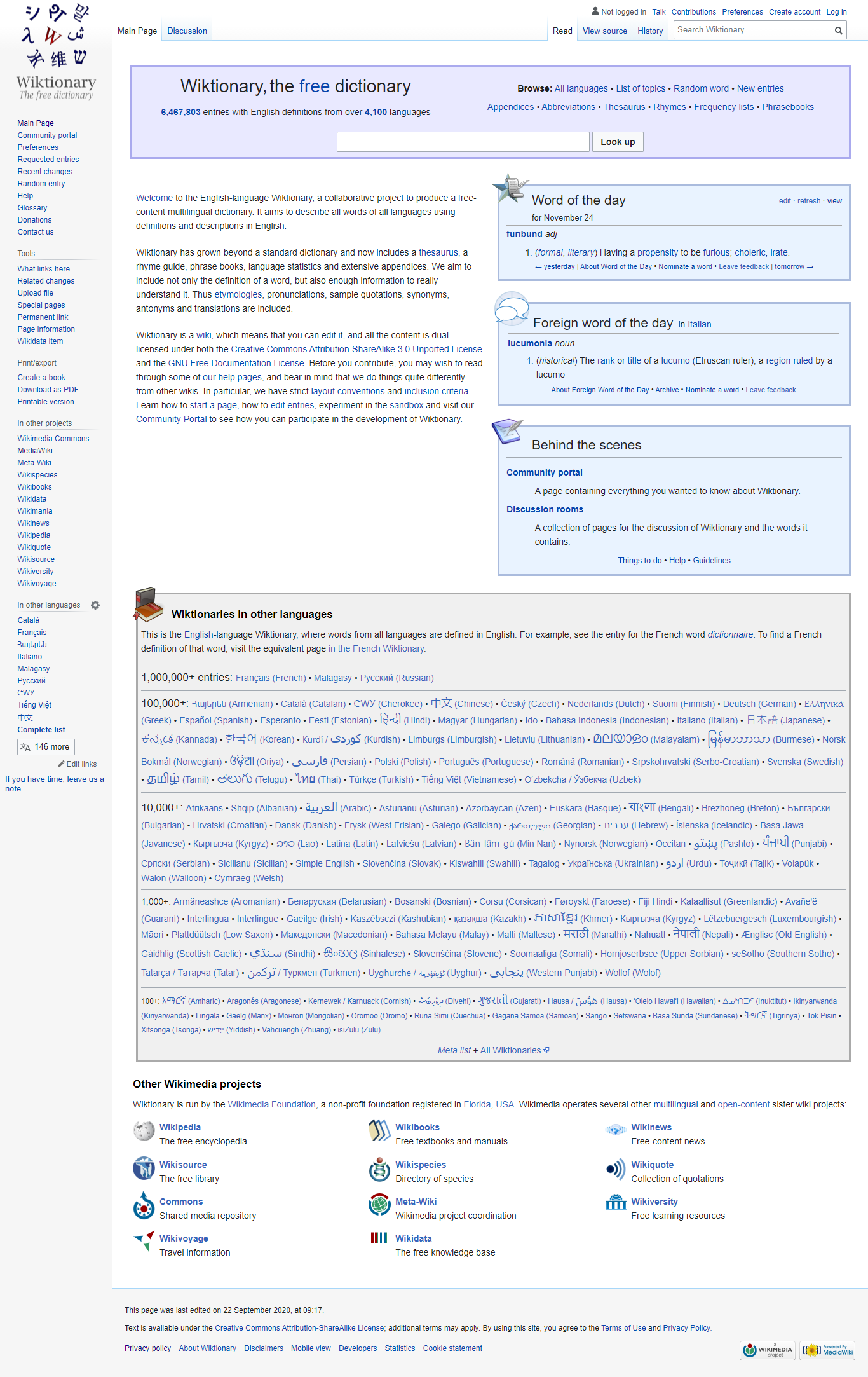 Thiết kế Website web wiki - enwiktionaryorg