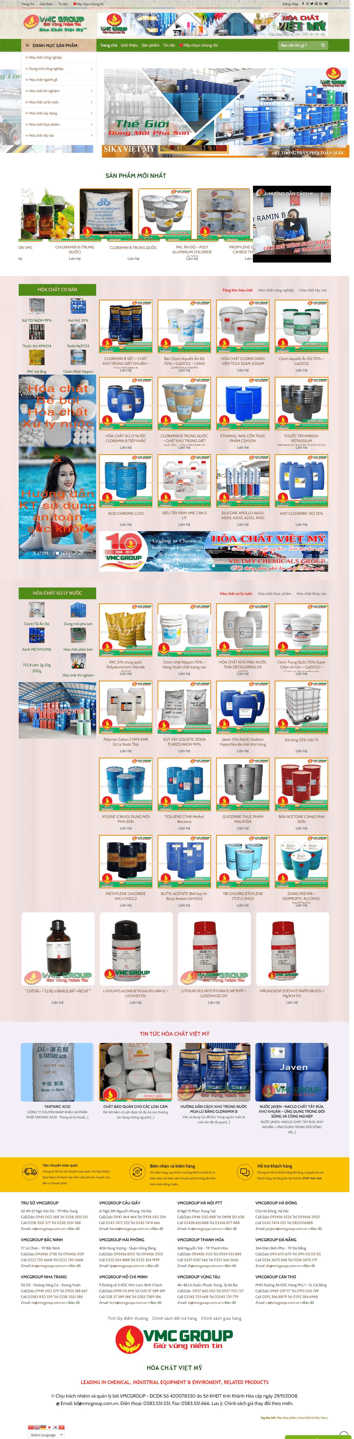 Thiết kế Website web icolor - hoachatvietmyvn
