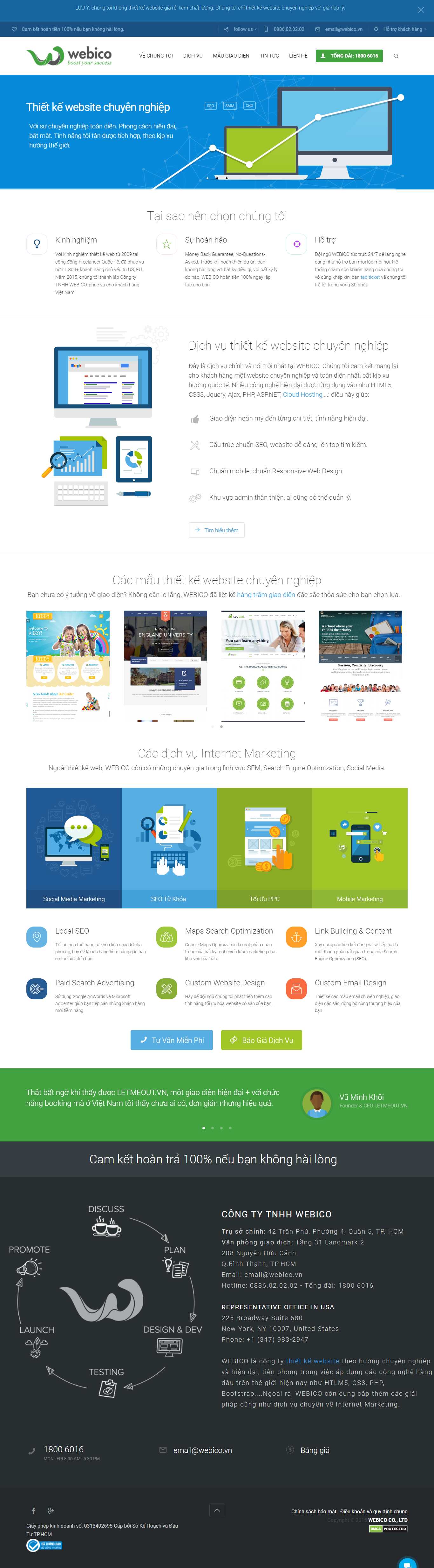 Thiết kế Website webico - wwwwebicovn