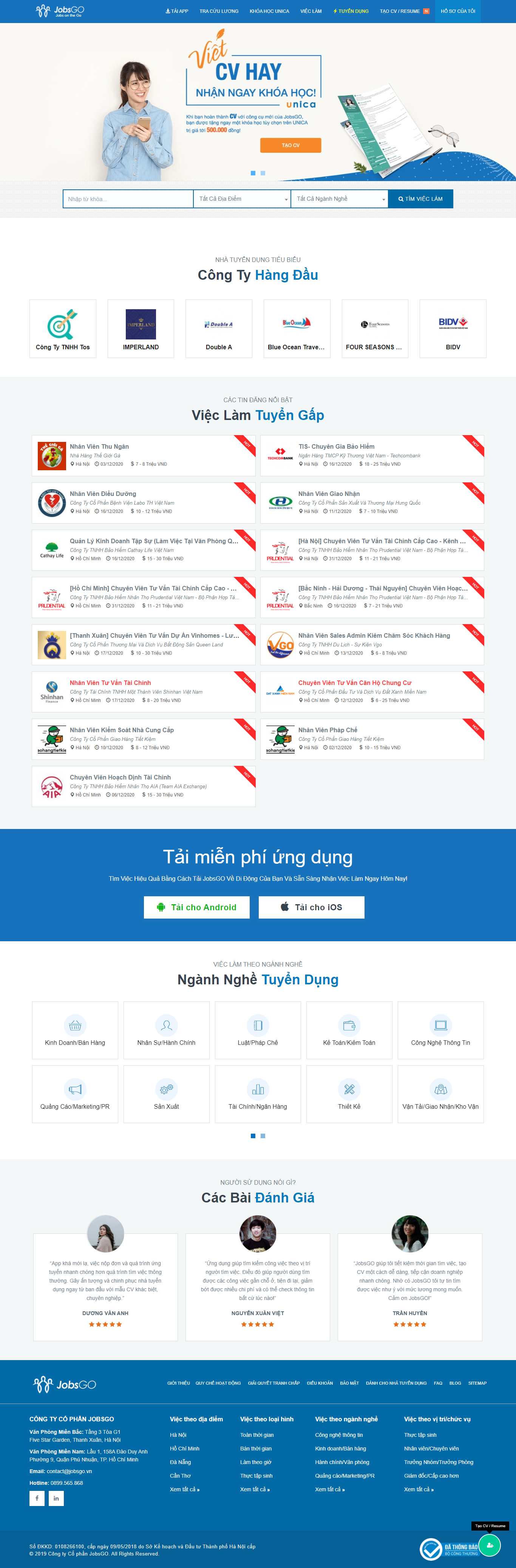Thiết kế Website webico - jobsgovn