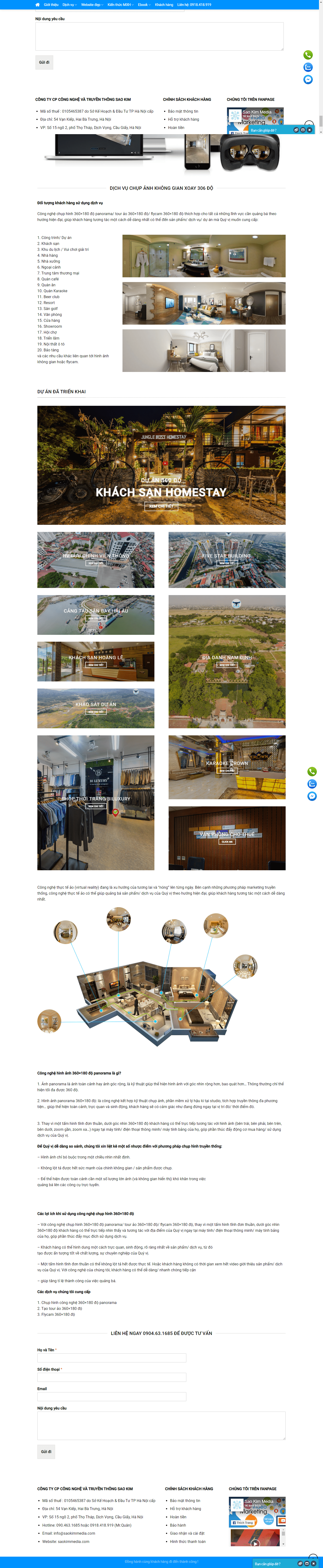 Thiết kế Website web saokim - saokimmediacom