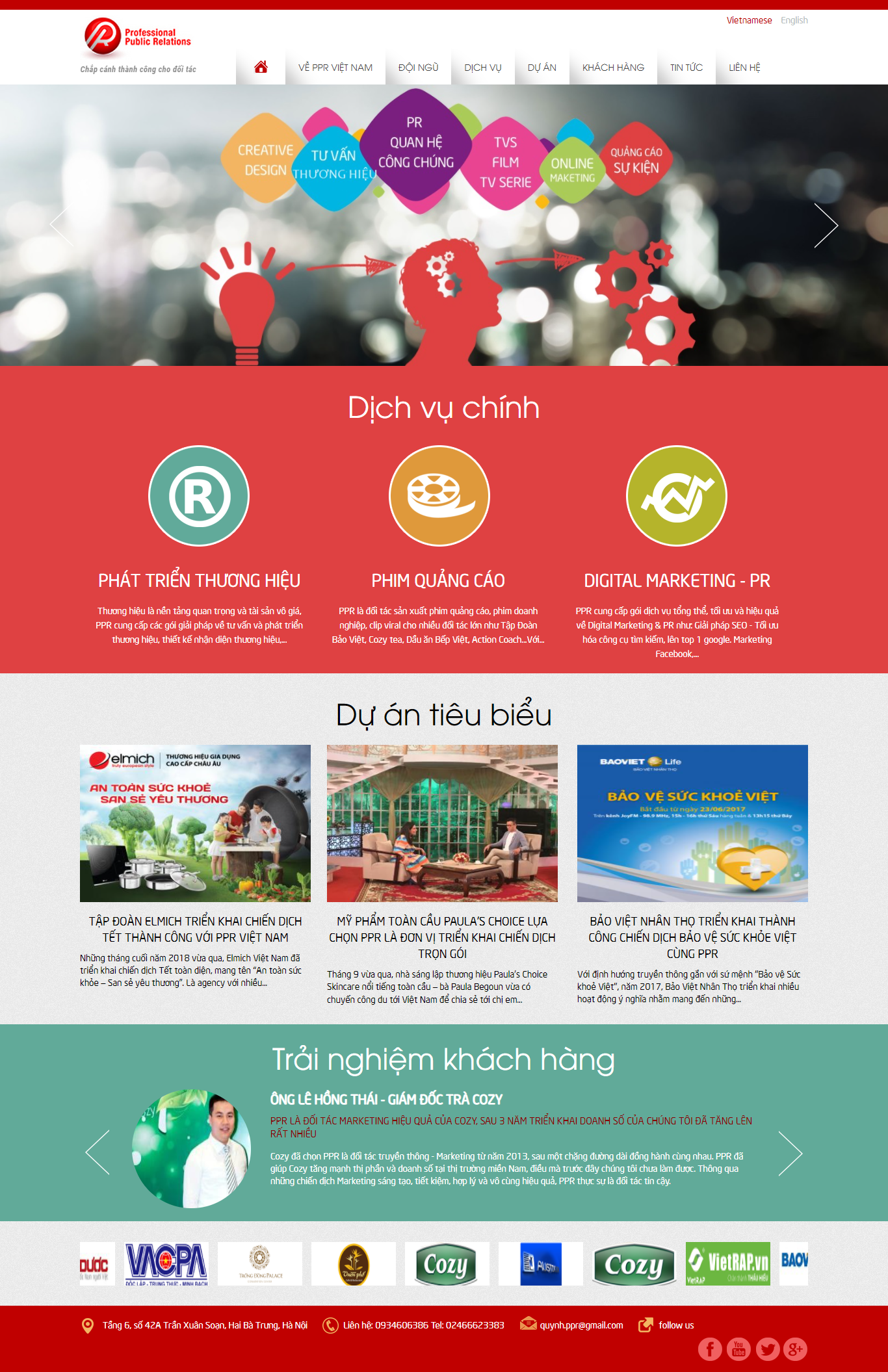 Thiết kế Website web facebook - pprvietnamcom