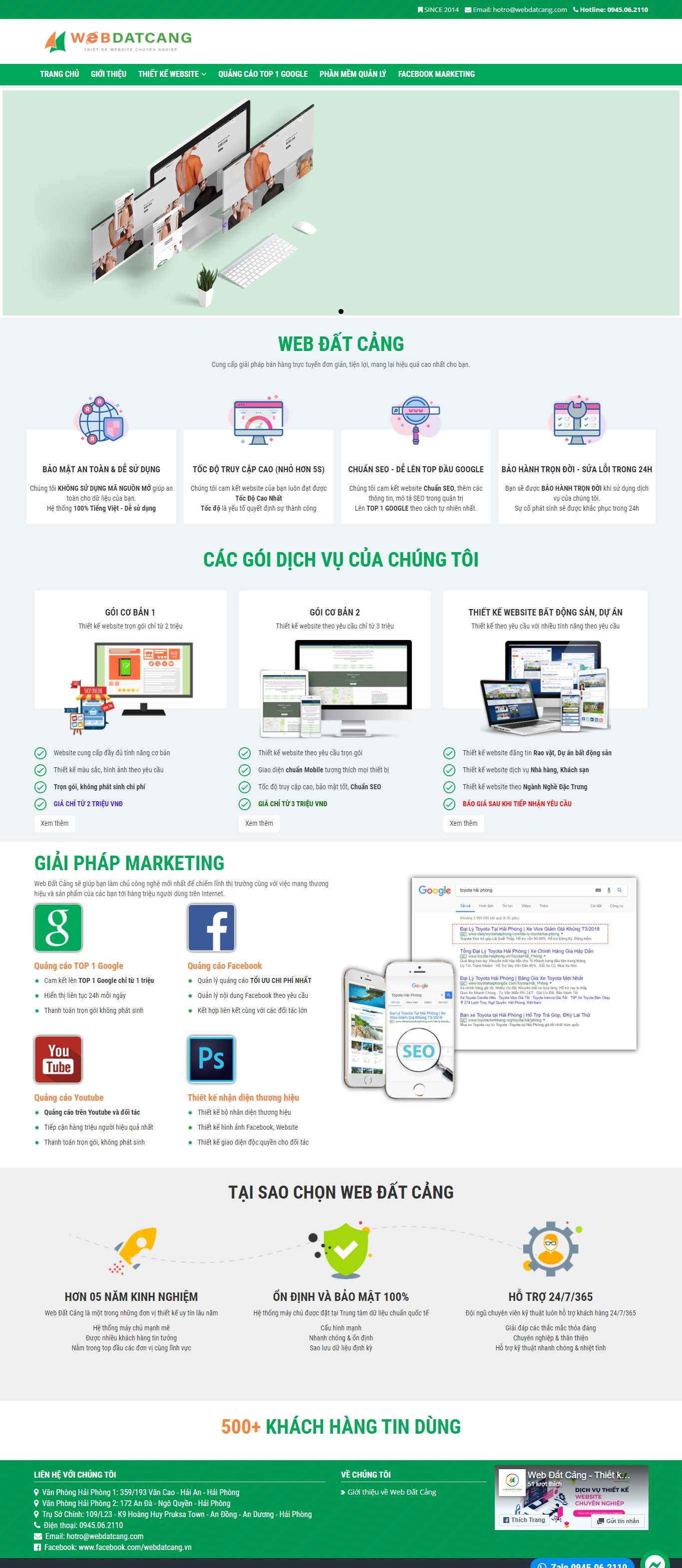 Thiết kế Website web web30s - webdatcangcom