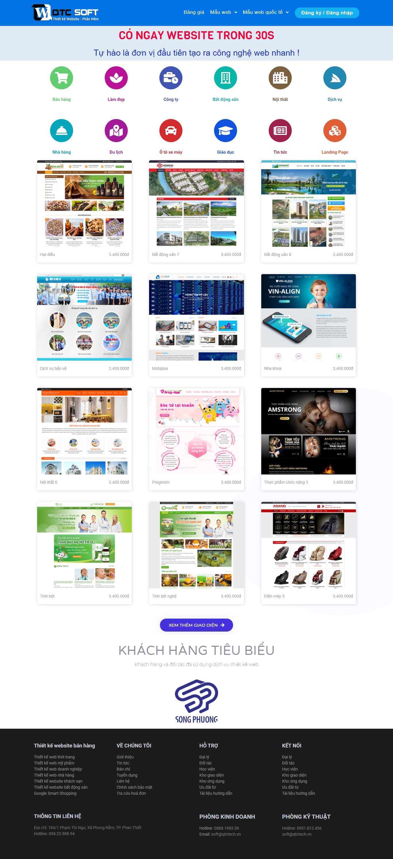 Thiết kế Website web raothue - buildweb30scom