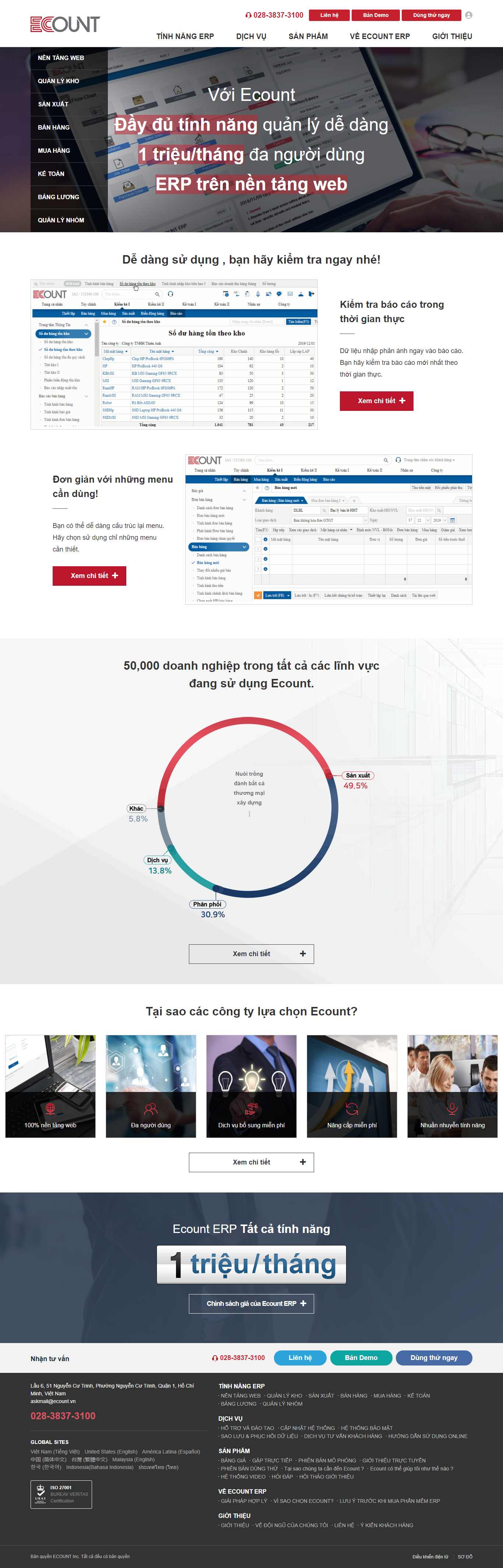 Thiết kế Website web sapo - wwwecountcom