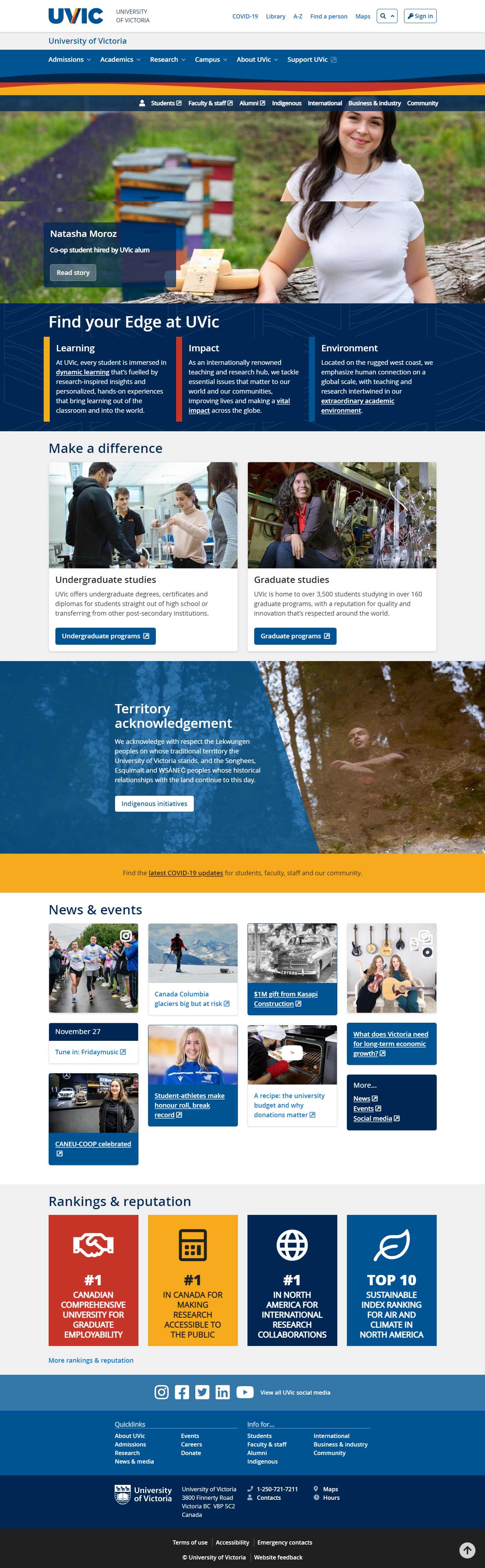 Thiết kế Website web mypage - wwwuvicca