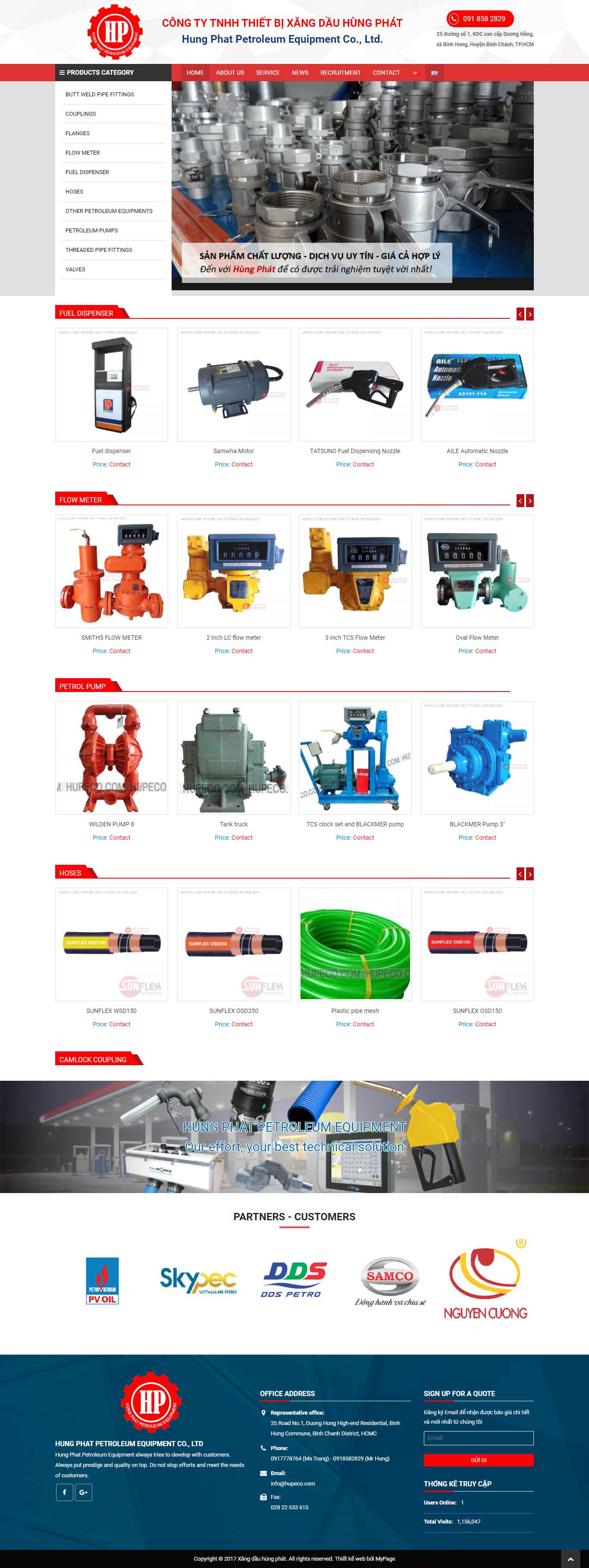 Thiết kế Website web mypage - hupecocom