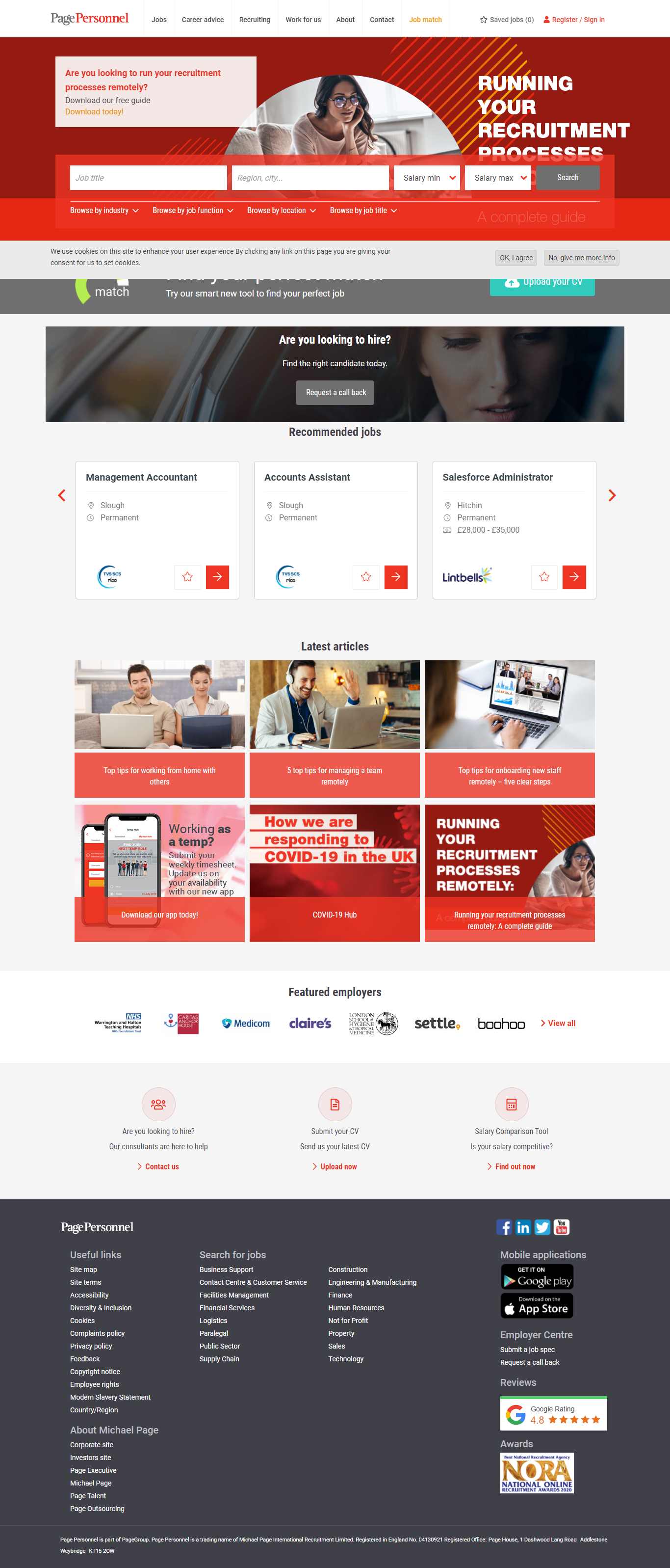 Thiết kế Website web mypage - wwwpagepersonnelcouk