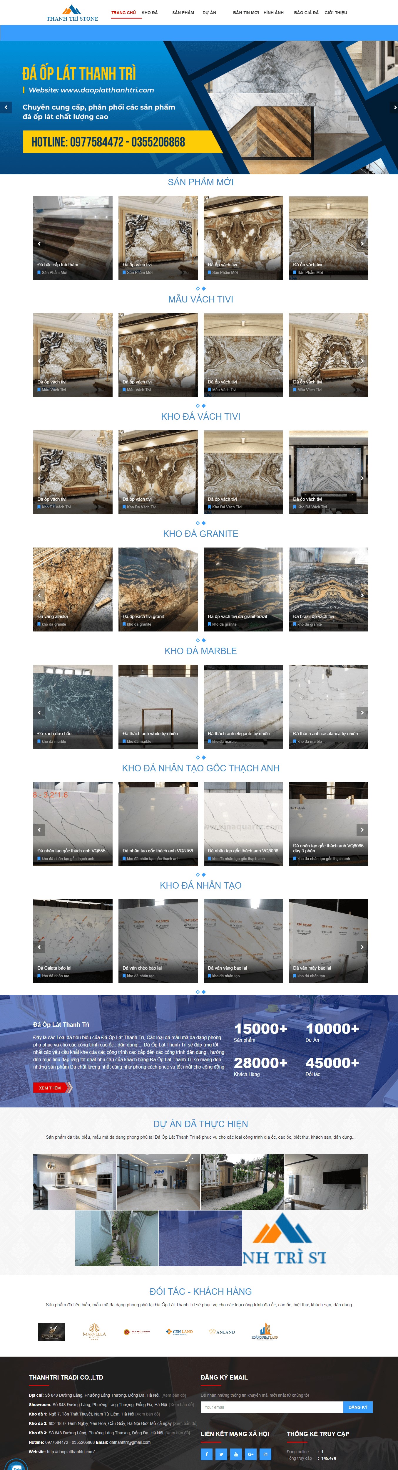[daituanphat] Thiết kế Website Web công ty đá ốp lát - daoplatthanhtricom