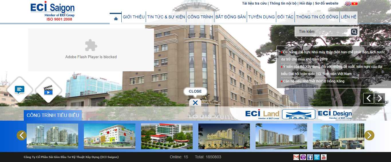 Thiết kế Website web tatthanh - ecisaigoncomvn