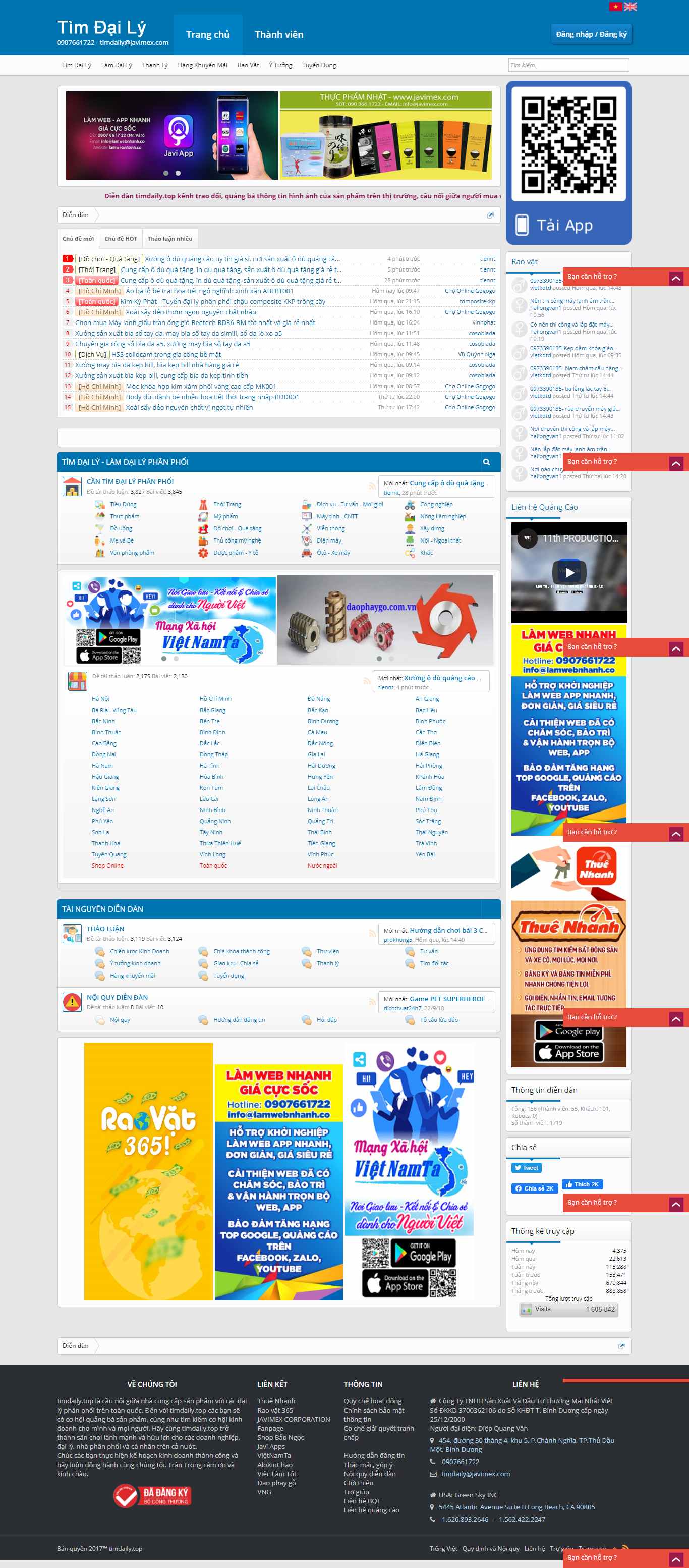 Thiết kế Website web tatthanh - timdailytop
