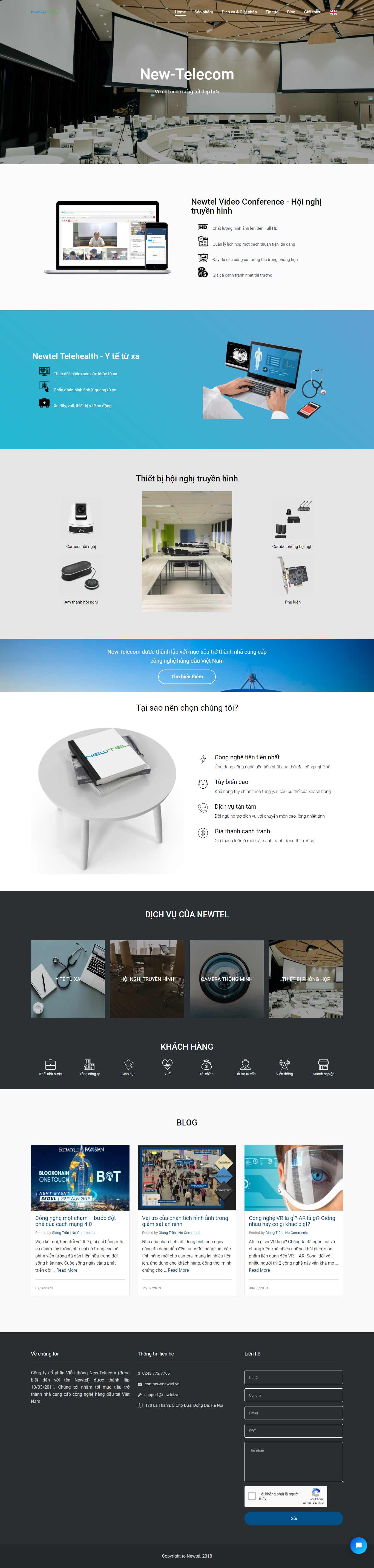 [ptcons] Thiết kế Website Web công ty CP - newtelvn