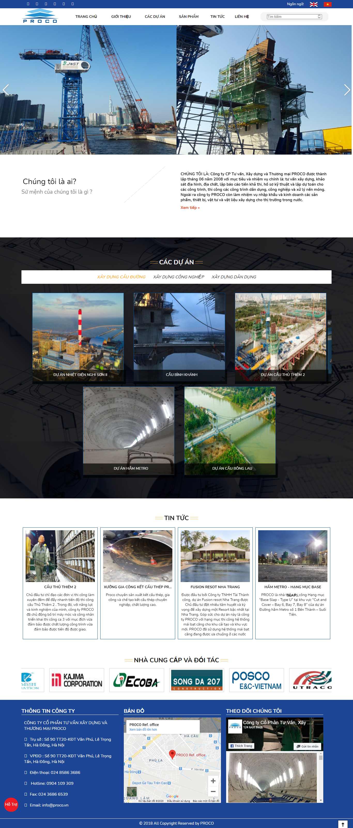 [ptcons] Thiết kế Website Web công ty CP - procovn