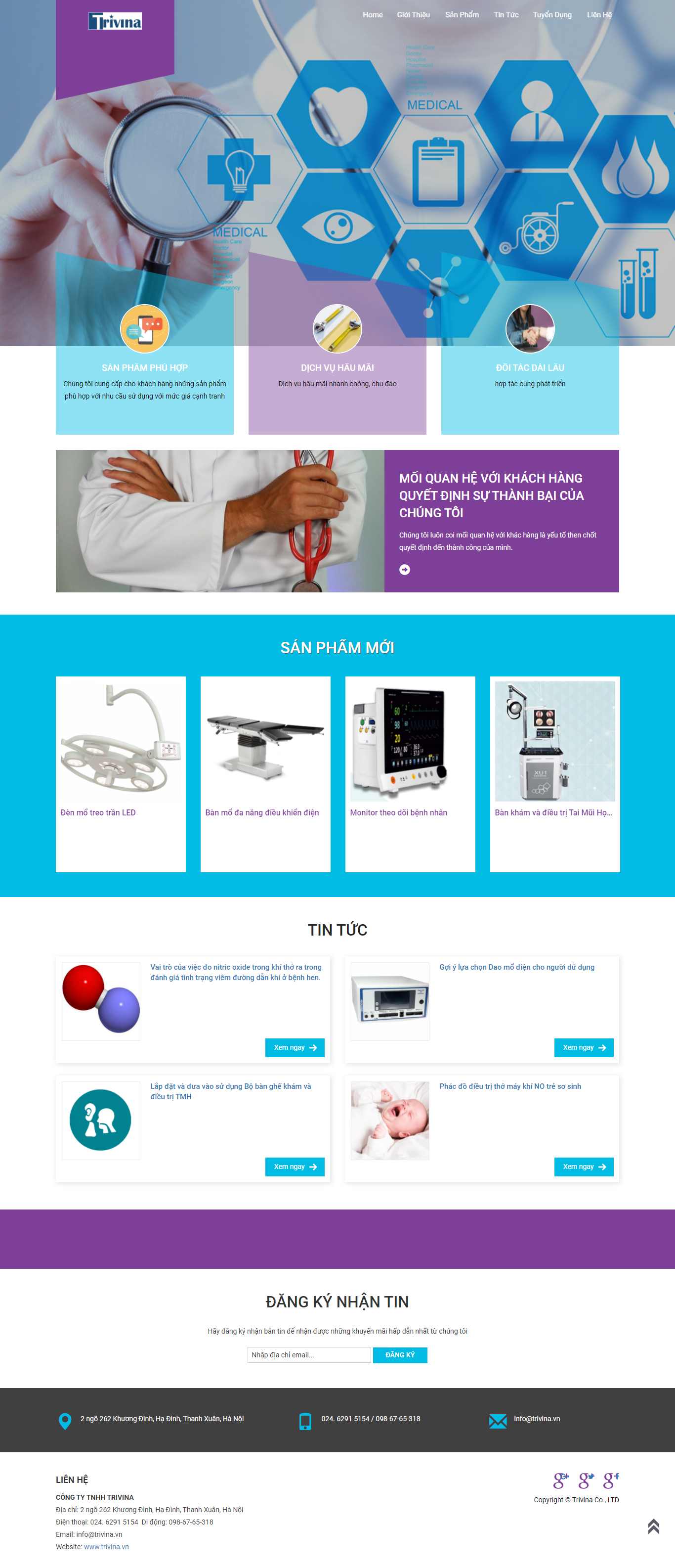 [dangkykinhdoanh] Thiết kế Website Web công ty TNHH - trivinavn