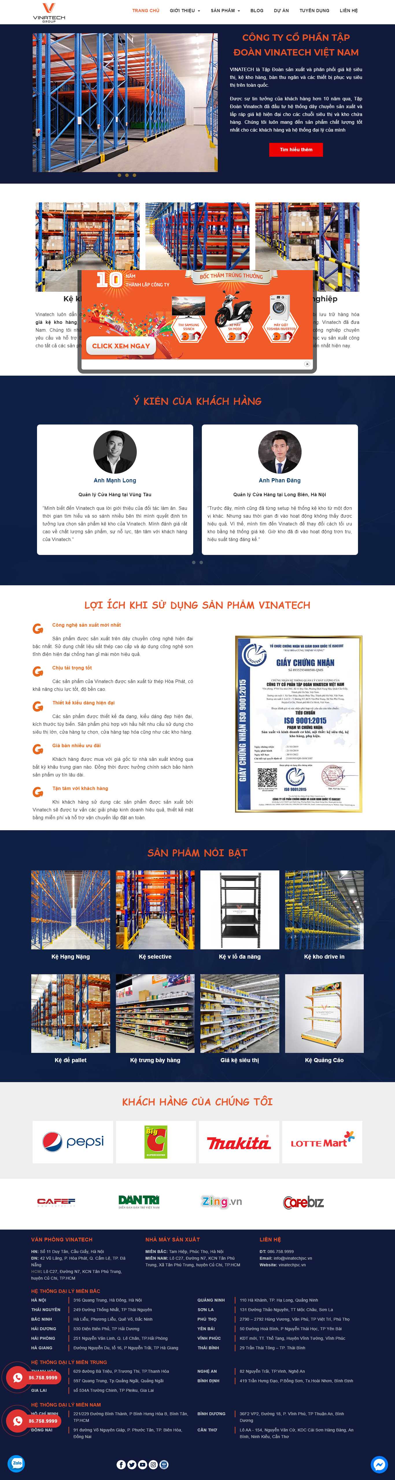 [vinmart] Thiết kế Website Web bán đồ tạp hoá - vinatechjscvn