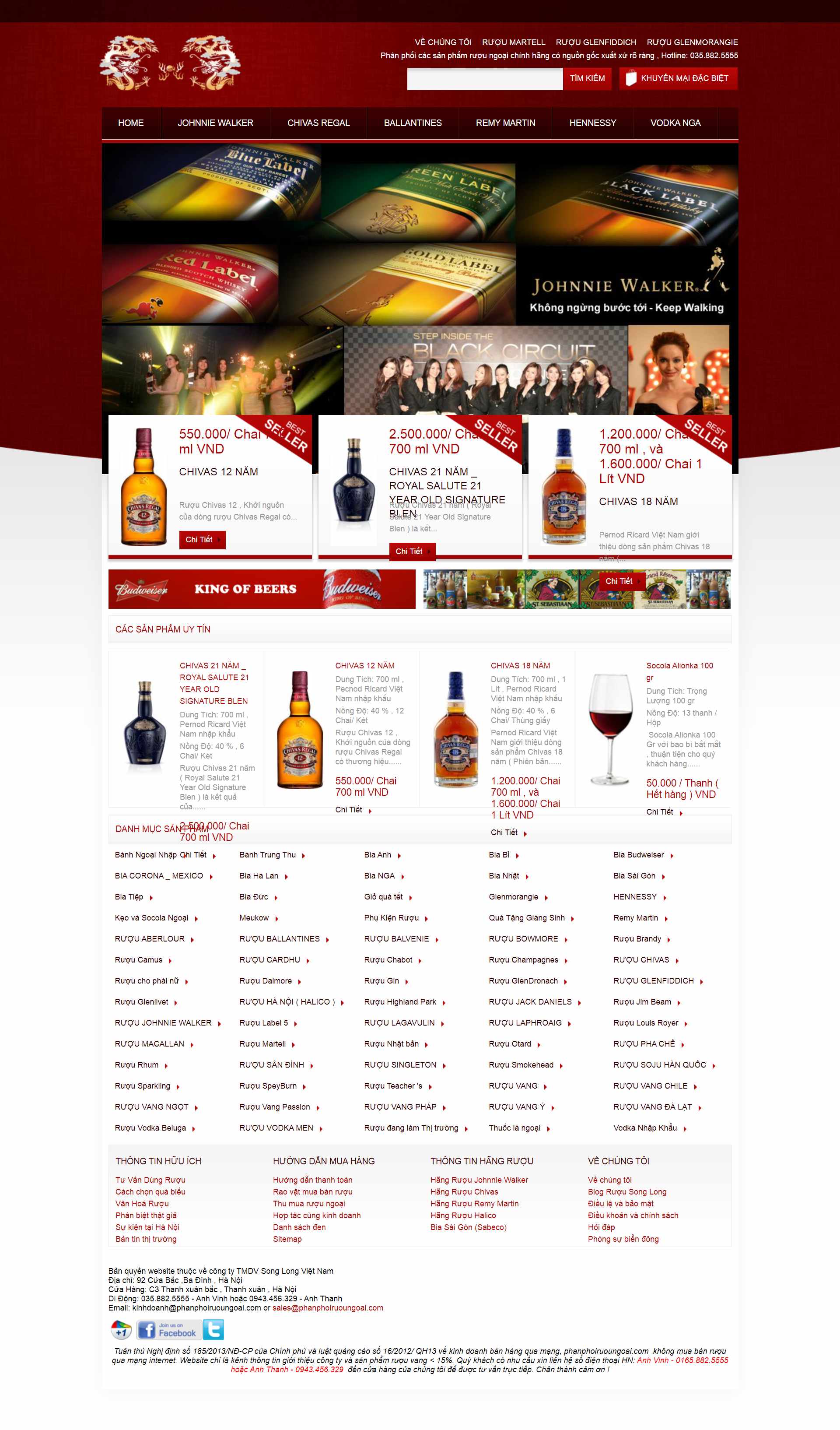 [drinkies] Thiết kế Website web bán rượu bia - wwwphanphoiruoungoaicom