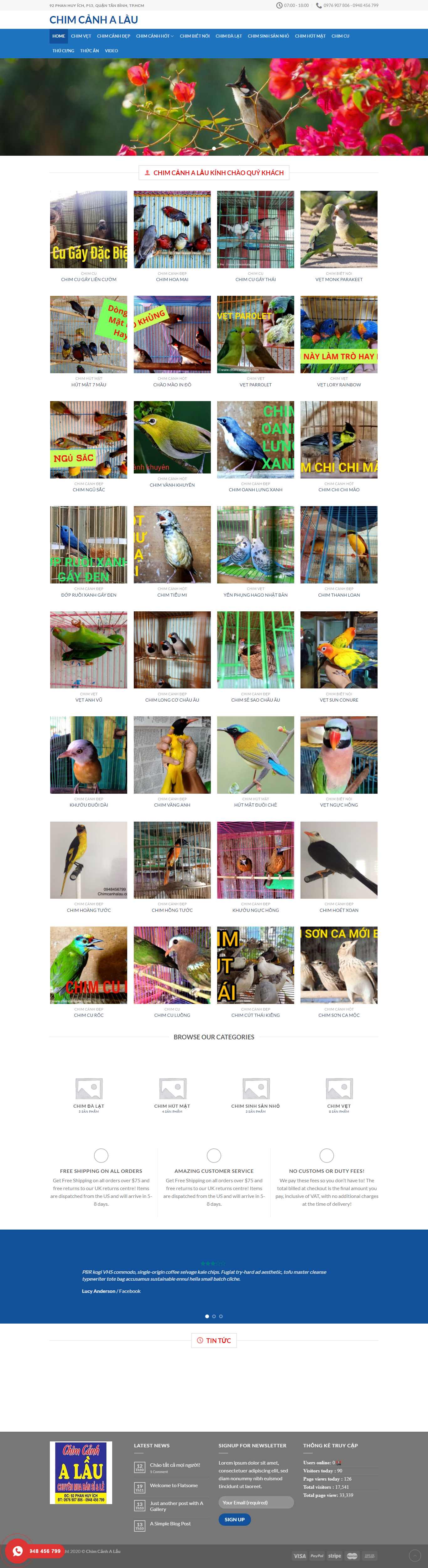 Thiết kế Website web tatthanh - chimcanhalaucom