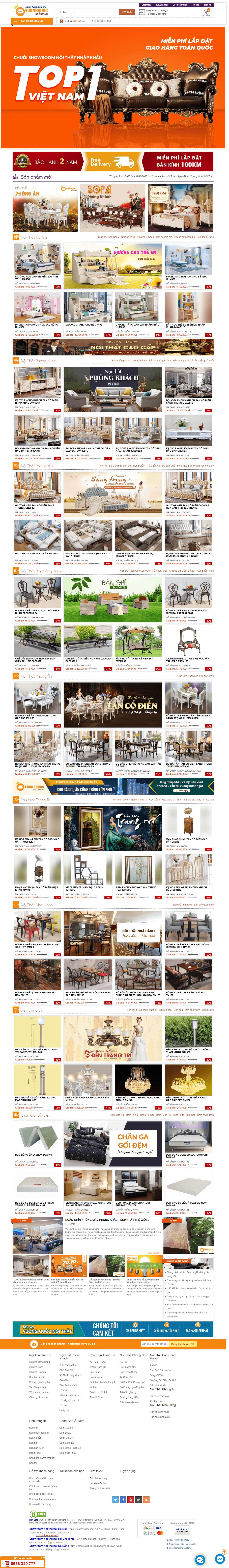 [sofagalaxy] Thiết kế Website Web sofa nhập khẩu - vuongquocnoithatvn