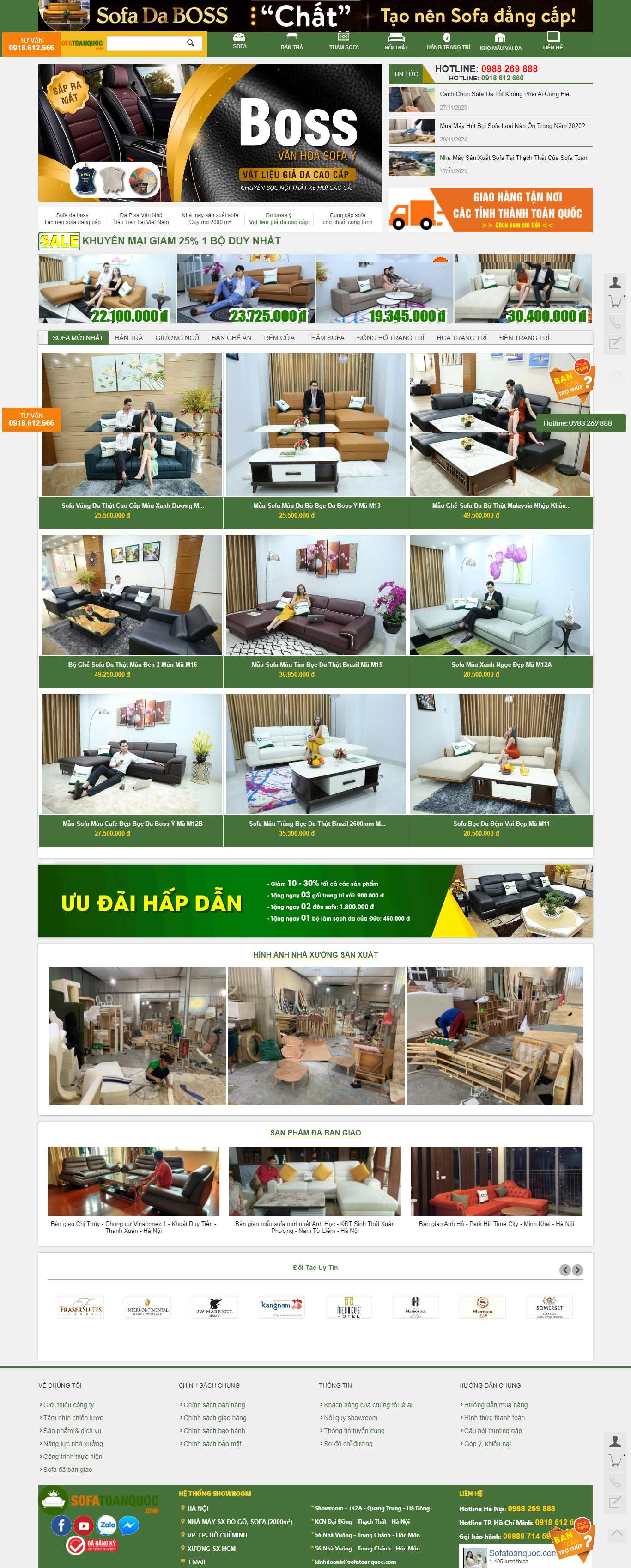 [sofagalaxy] Thiết kế Website Web sofa nhập khẩu - sofatoanquoccom