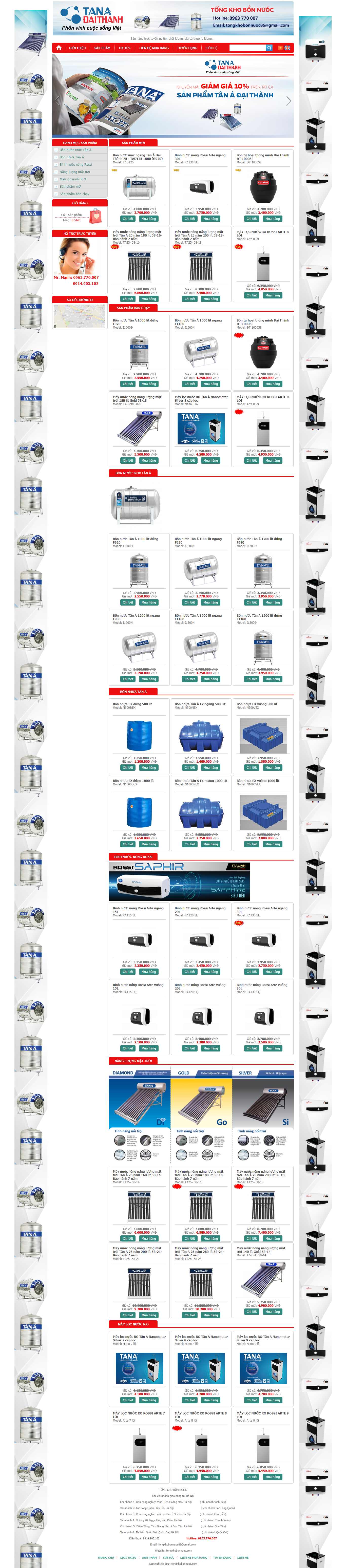 [daithanhgroup] Thiết kế Website Web bán máy năng lượng mặt trời - tongkhobonnuoccom