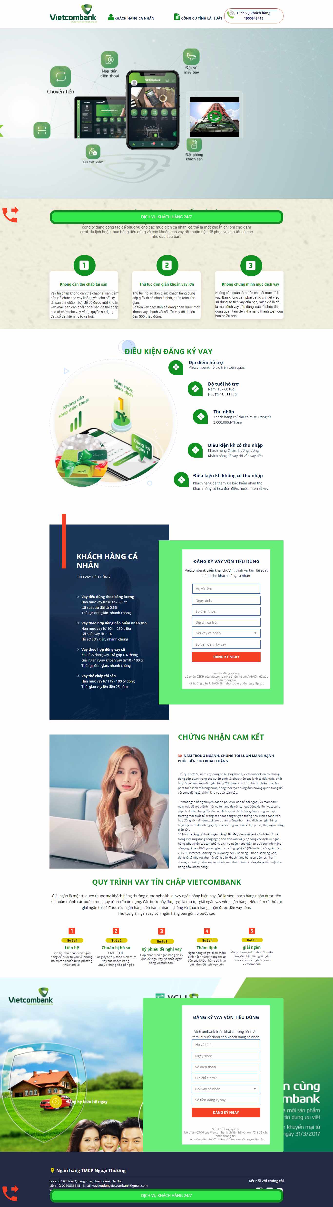 [vaytien] Thiết kế Website Web vay vốn tín dụng ngân hàng - vaynganhang-24hcom