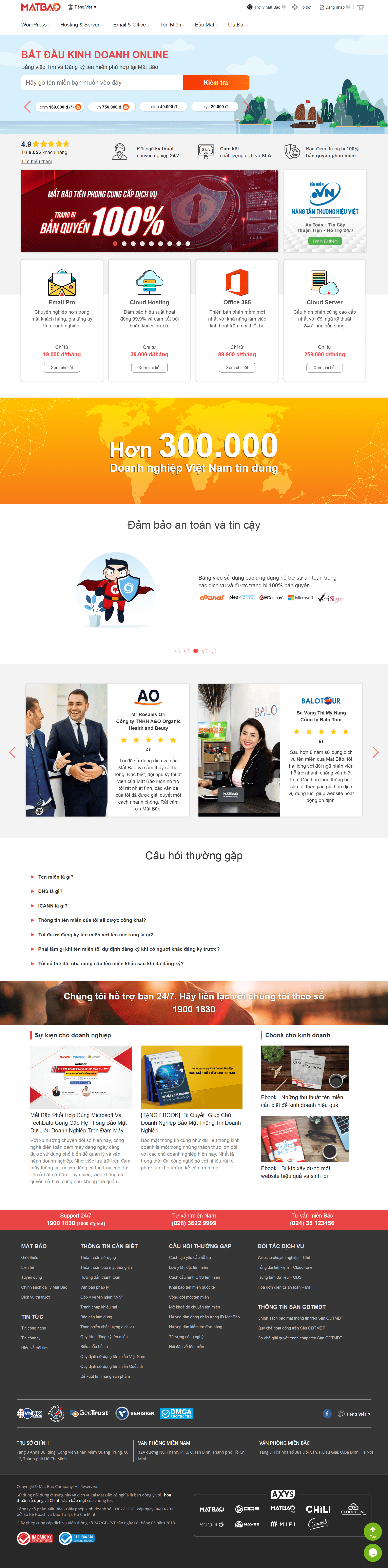 Thiết kế Website web matbao - wwwmatbaonet