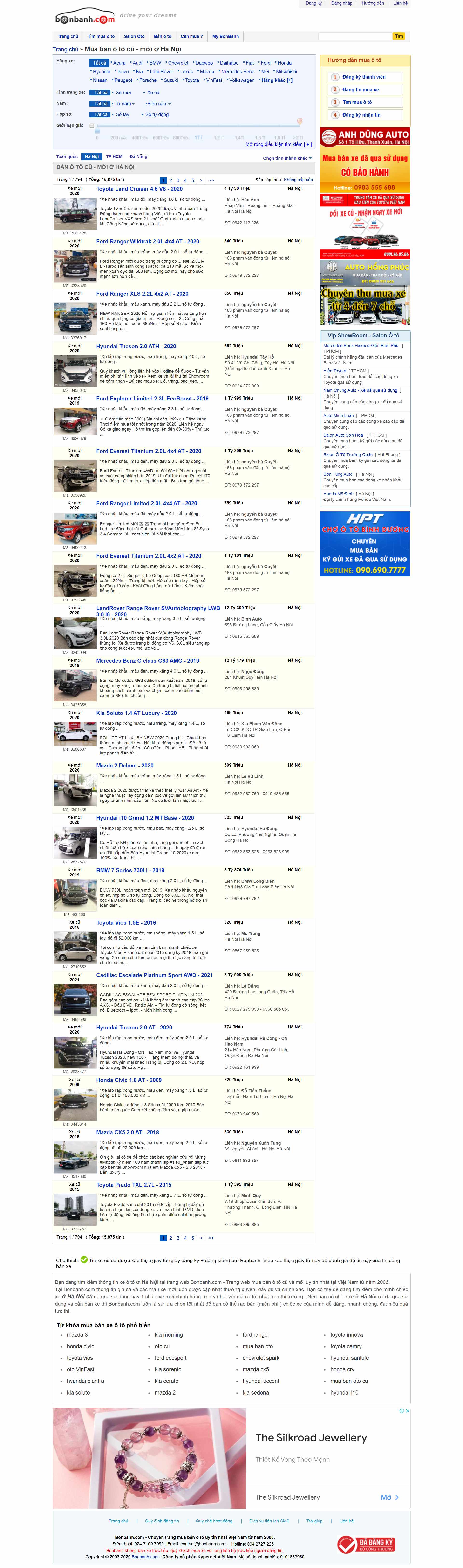 [fordthanhxuan] Thiết kế Website Web Ô tô Xe máy - bonbanhcom