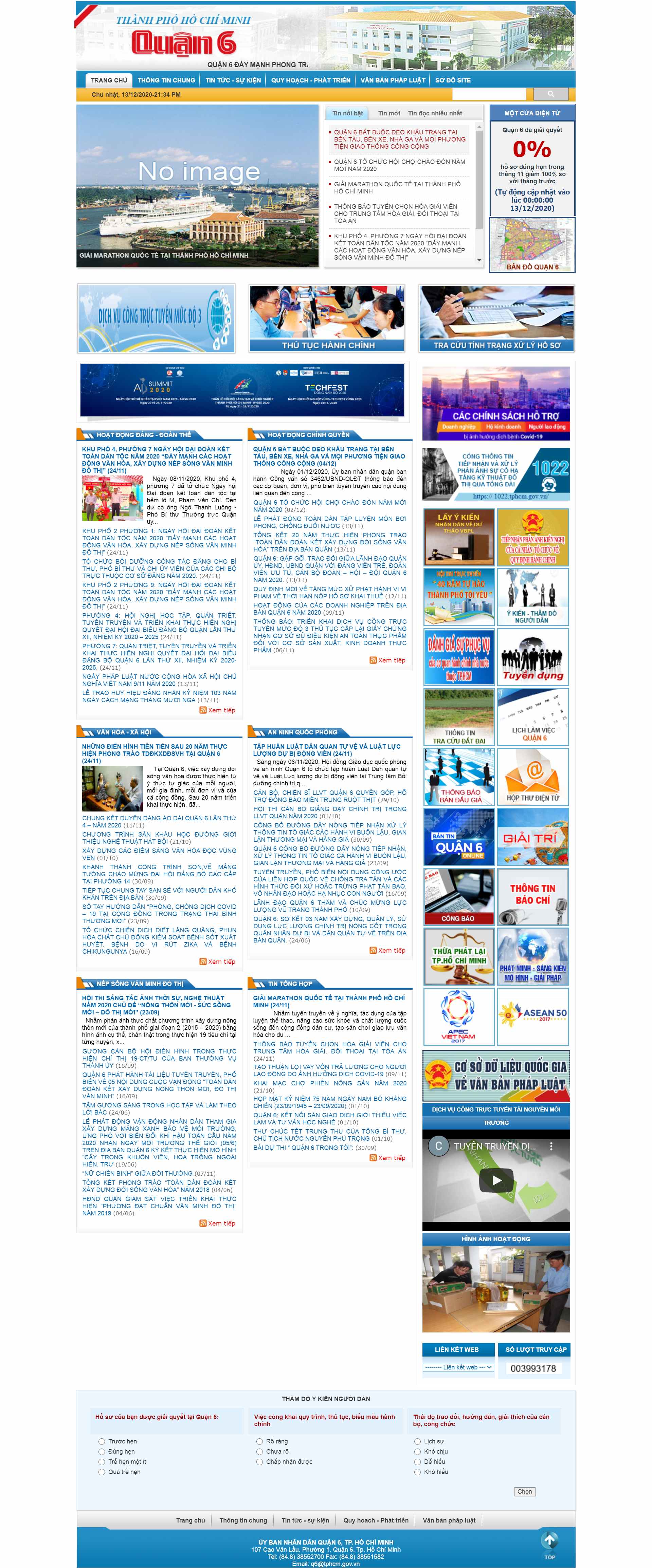 [tinmoi] Thiết kế Website Web Quận 6 - wwwquan6hochiminhcitygovvn