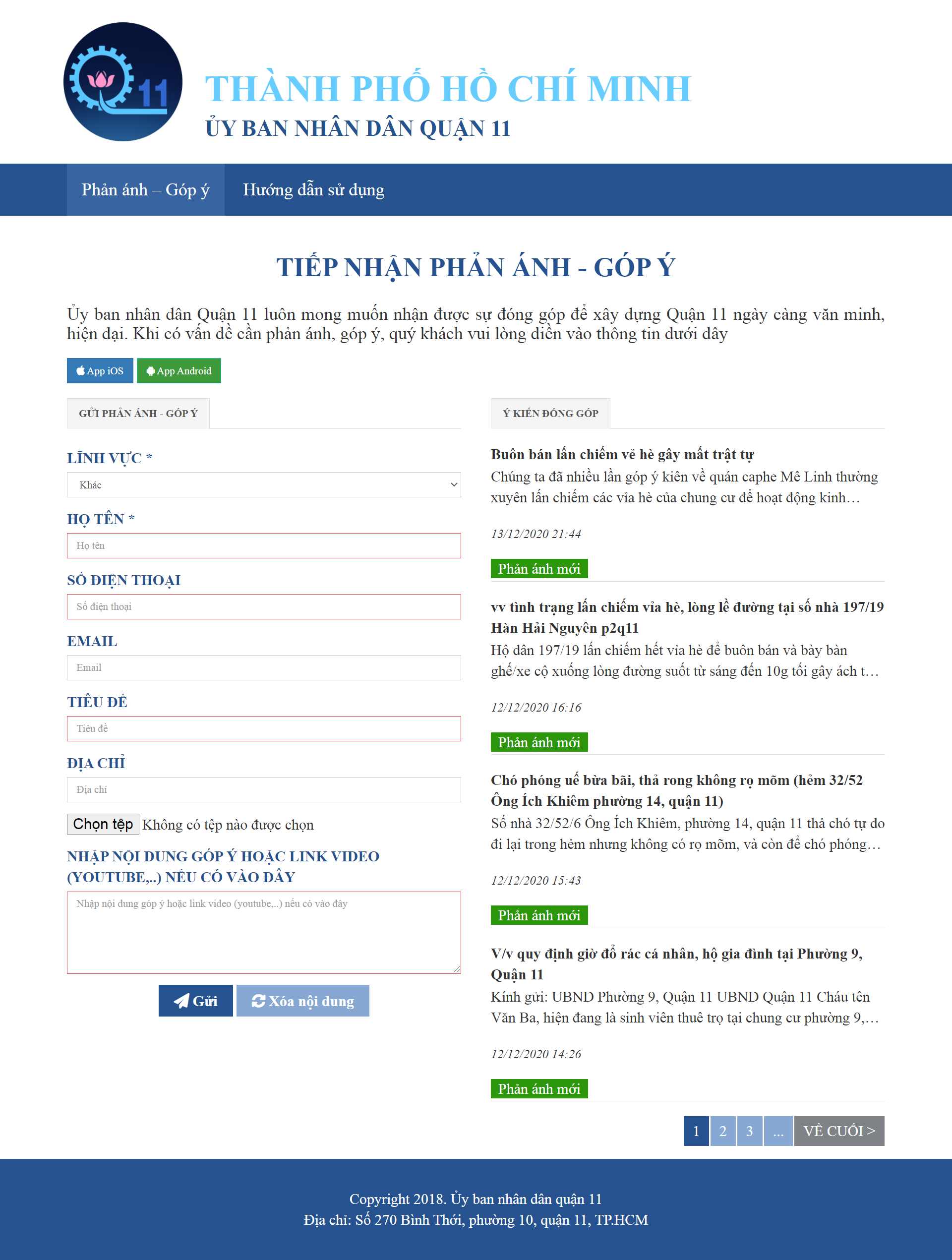 [mayin3d] Thiết kế Website Web Quận 11 - quan11-tructuyentphcmgovvn
