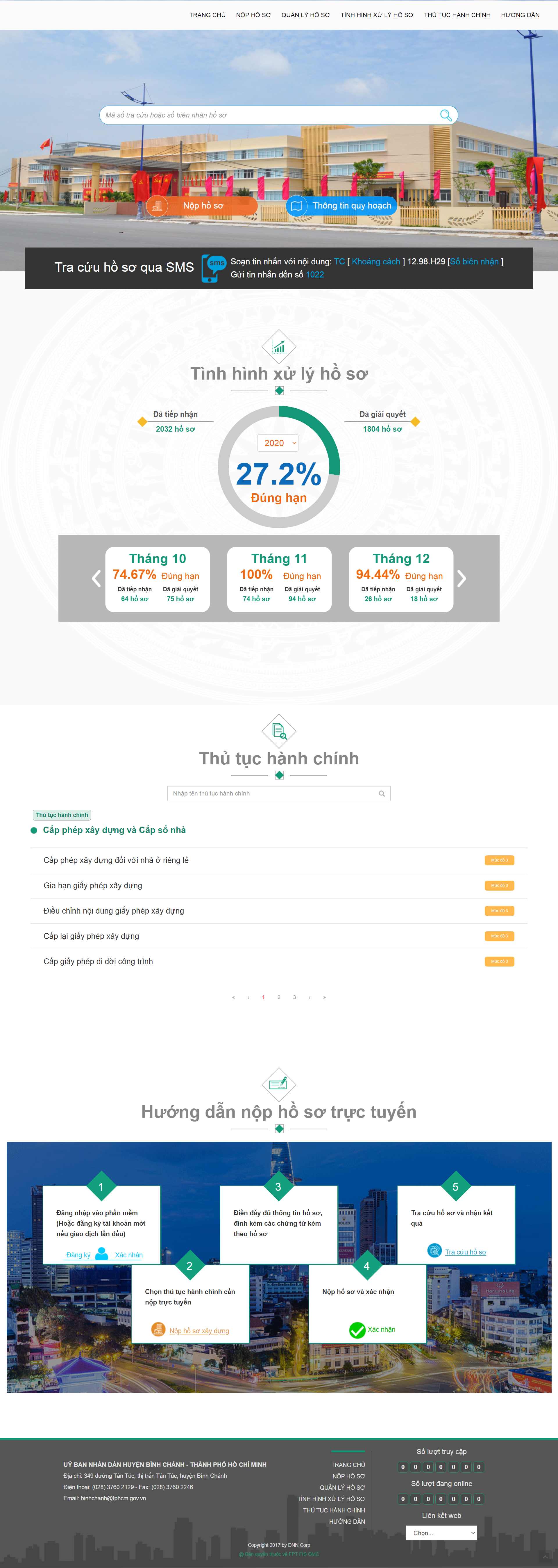 Thiết kế Website Web huyện Bình Chánh - dichvucong-binhchanhtphcmgovvn