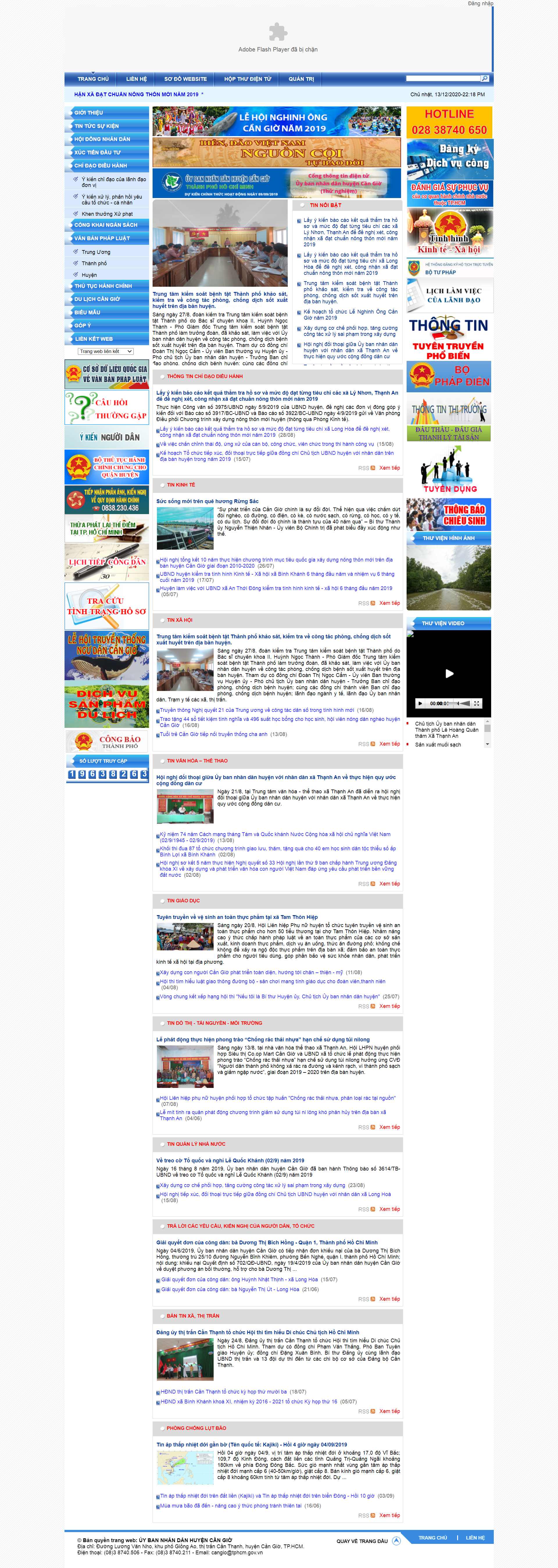 [minhduong] Thiết kế Website Web huyện Cần Giờ - demo-cangioicti-hcmgovvn
