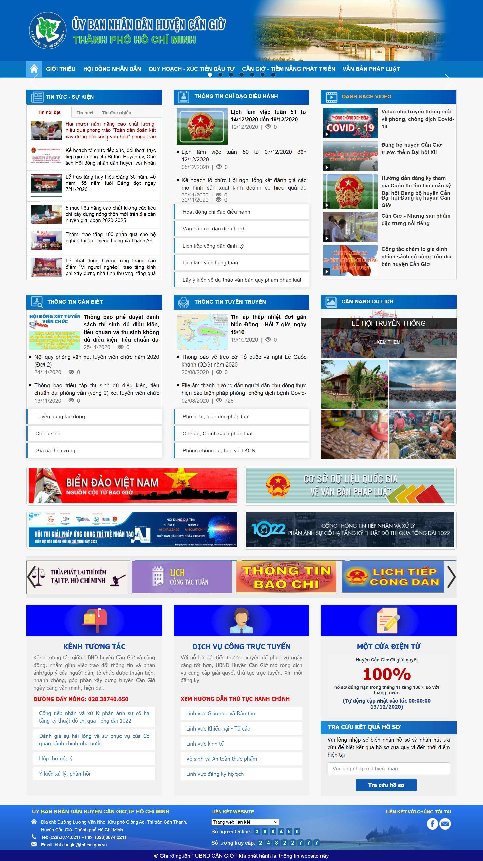 [minhduong] Thiết kế Website Web huyện Cần Giờ - cangiohochiminhcitygovvn