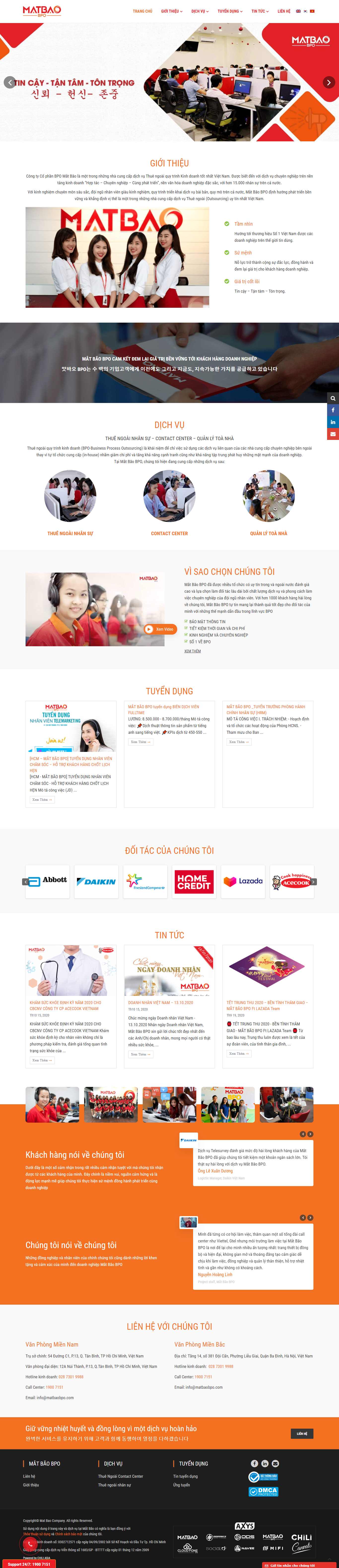 Thiết kế Website web matbao - matbaobpocom
