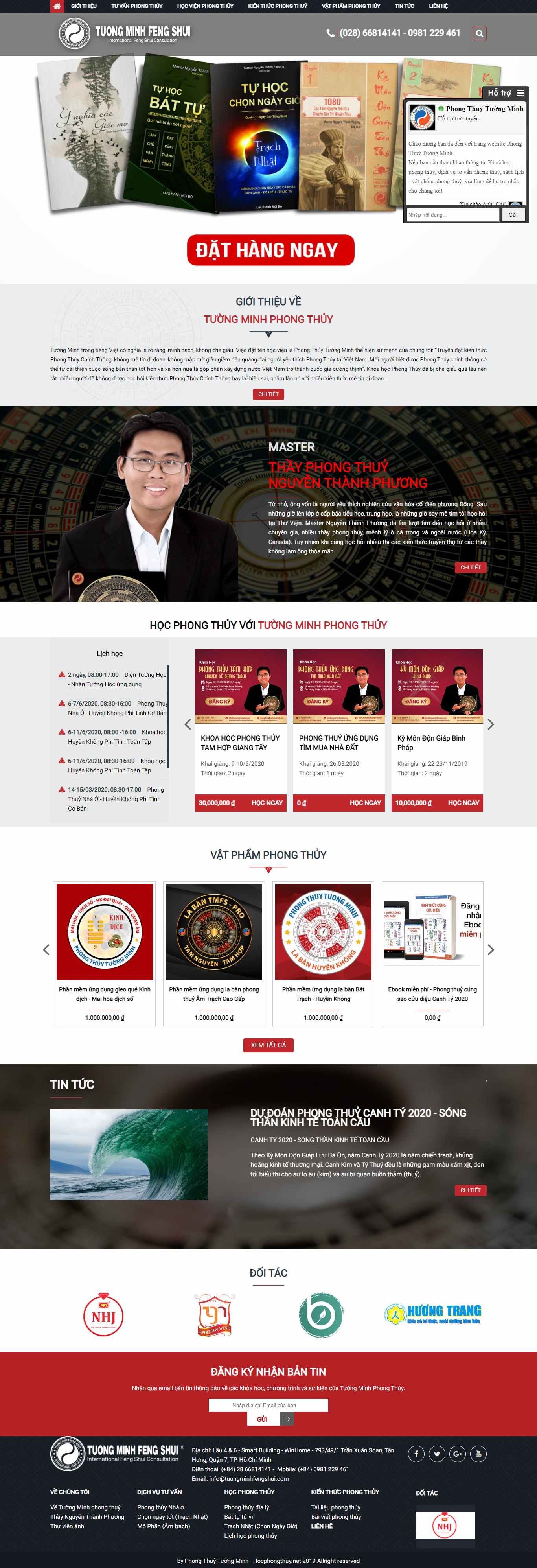 Thiết kế Website web đá phong thủy - phongthuytuongminhcom