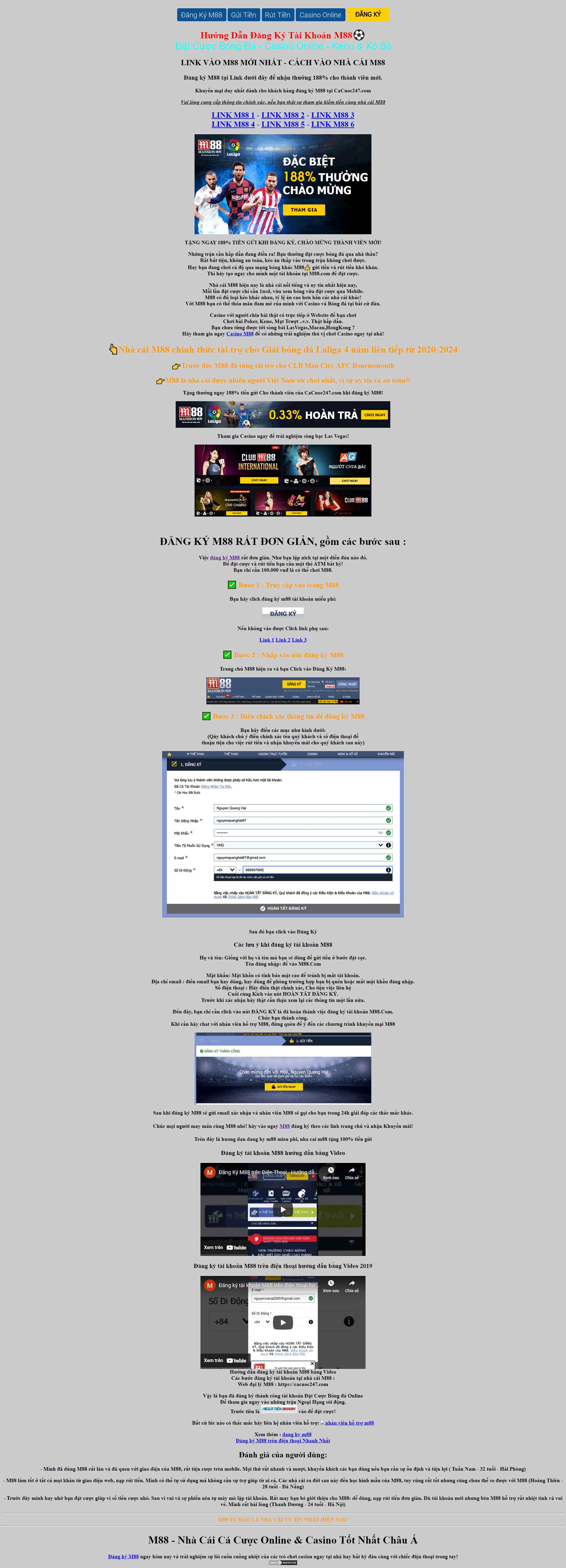 Thiết kế Website web cá cược bóng đá - cacuoc247com