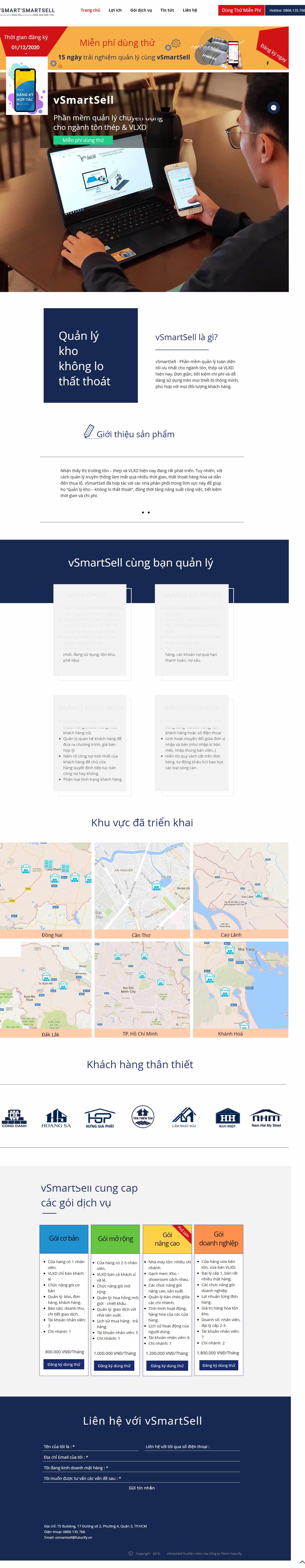 Thiết kế Website Web Vật Liệu Xây Dựng - wwwvsmartsellcom