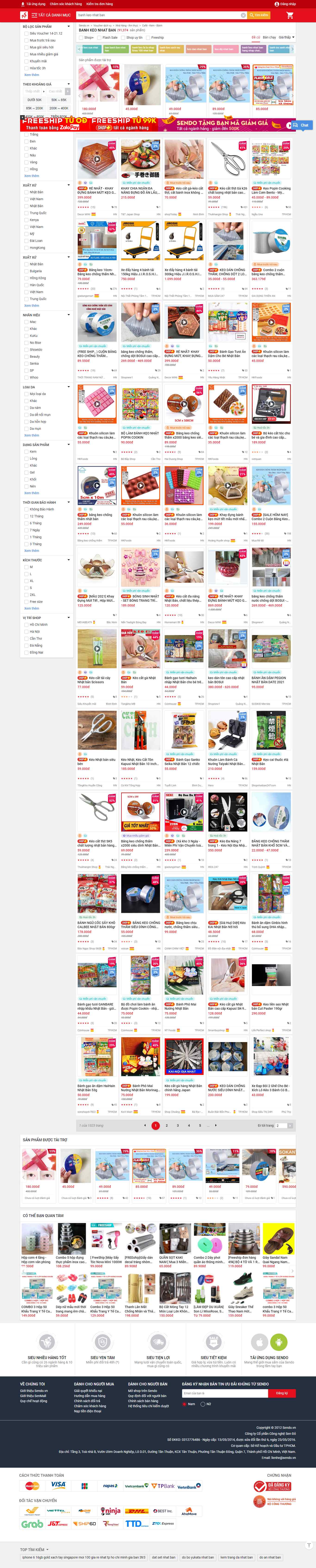 Thiết kế Website Web Bán Bánh Kẹo - wwwsendovn