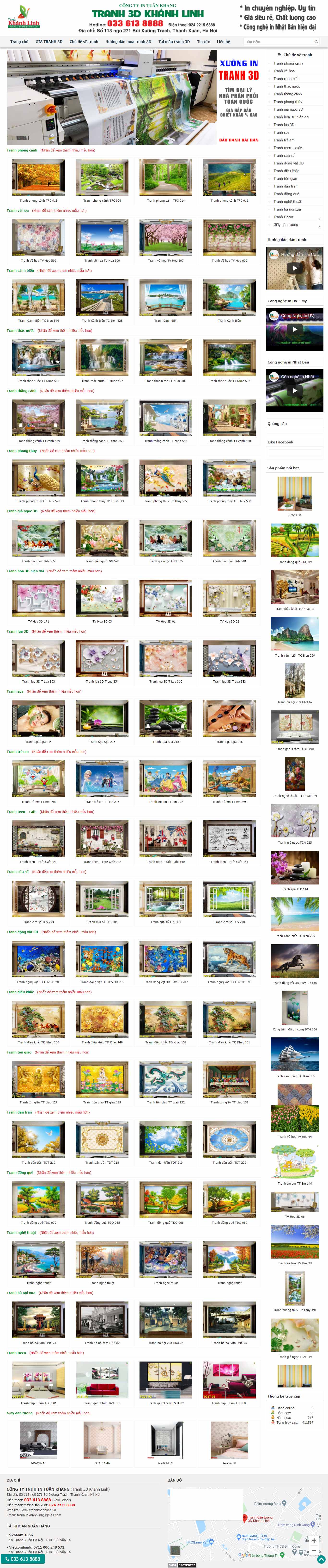 [cannguyenart] Thiết kế Website Web Bán Tranh Ảnh - tranhkhanhlinhvn