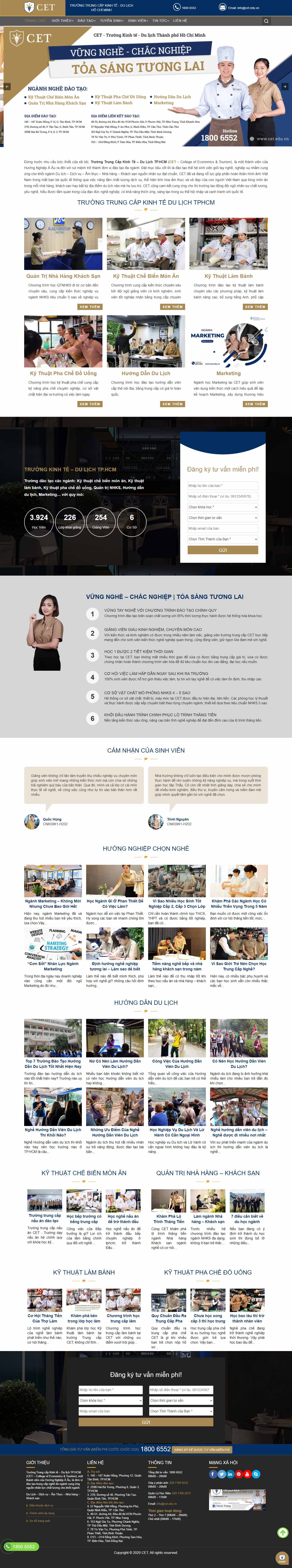 [meohaybotui] Thiết kế Website Web Dạy Nấu Ăn - wwwceteduvn