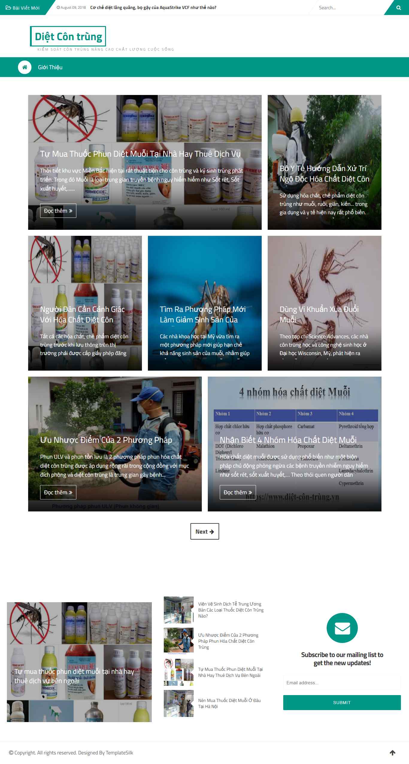 Thiết kế Website Web Dịch Vụ Diệt Côn Trùng - wwwxn--dit-cn-trng-6eb3e8593dvn