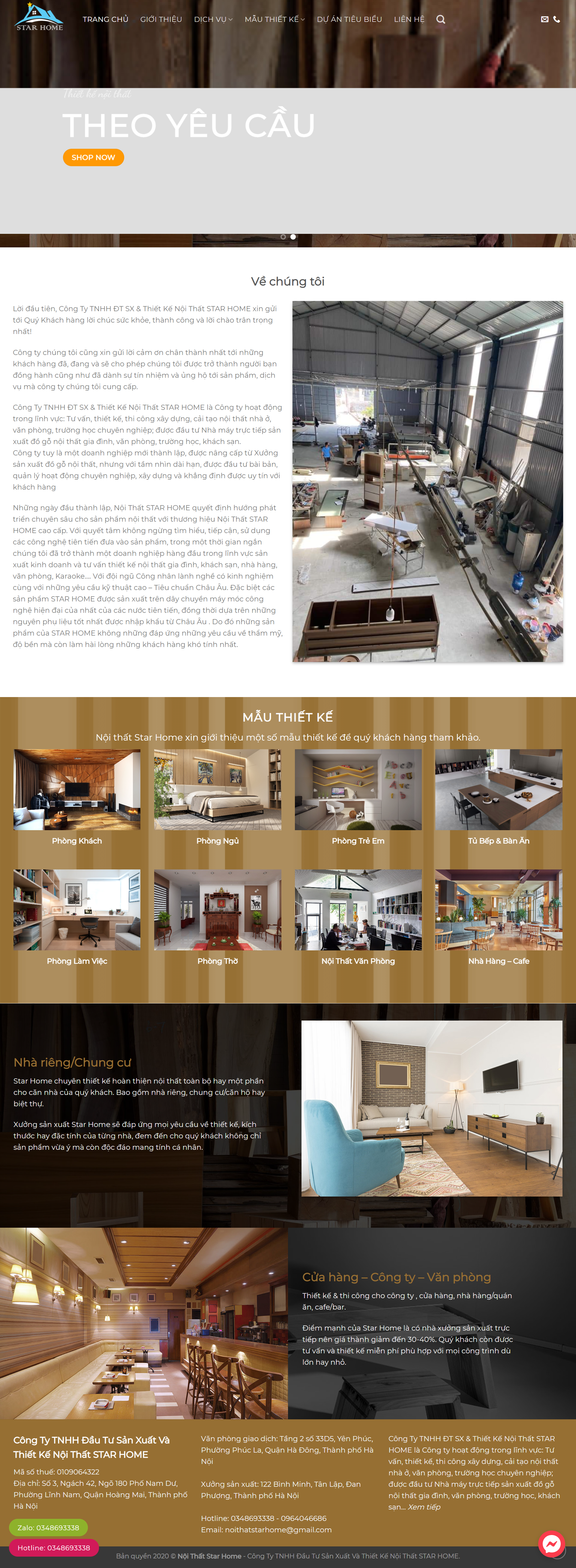Thiết kế Website Web Đẹp - noithatstarhomecom