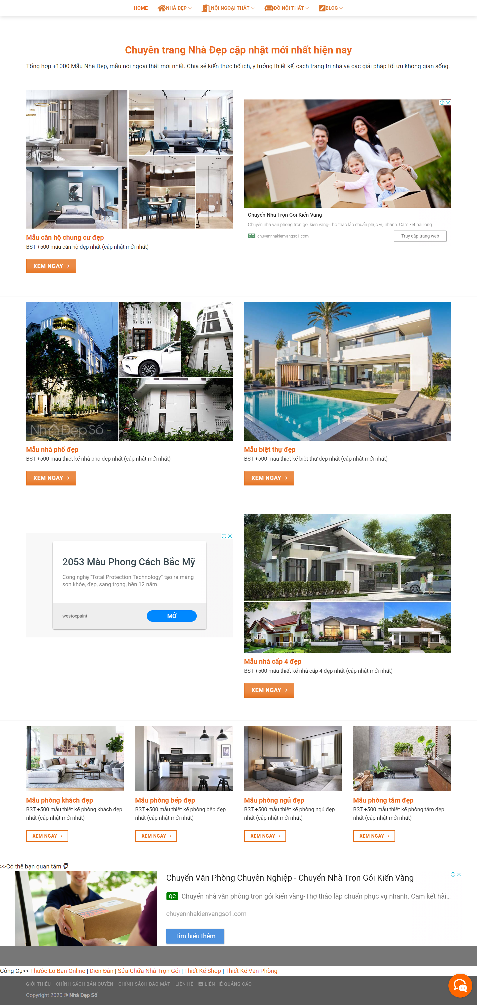 Thiết kế Website Web Đẹp - nhadepsocom