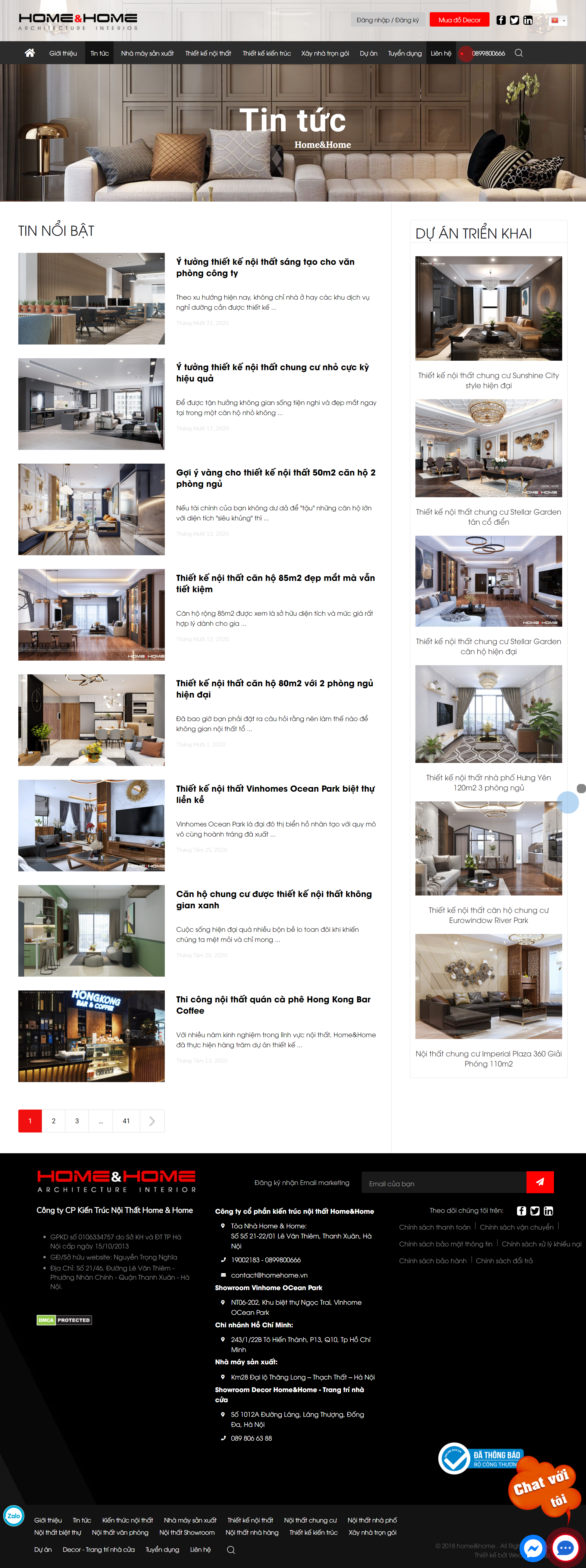 Thiết kế Website Web Đẹp - homehomevn