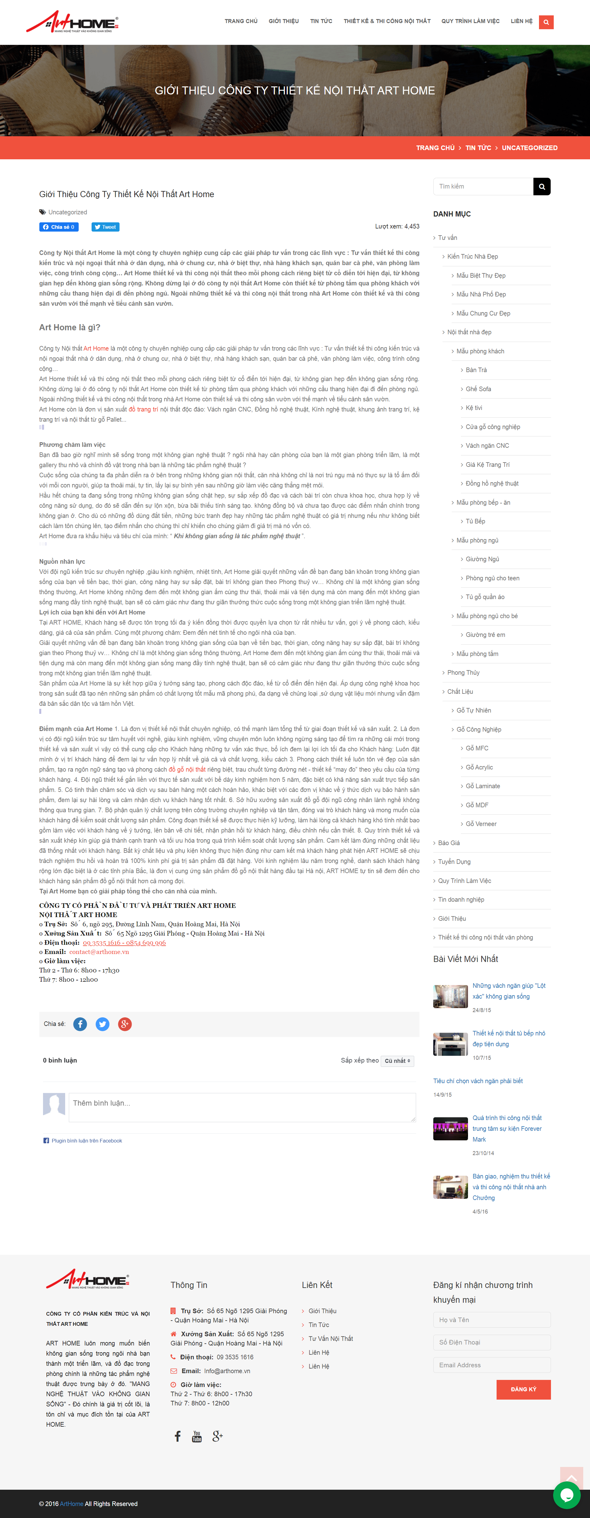 Thiết kế Website Web Đẹp - arthomevn