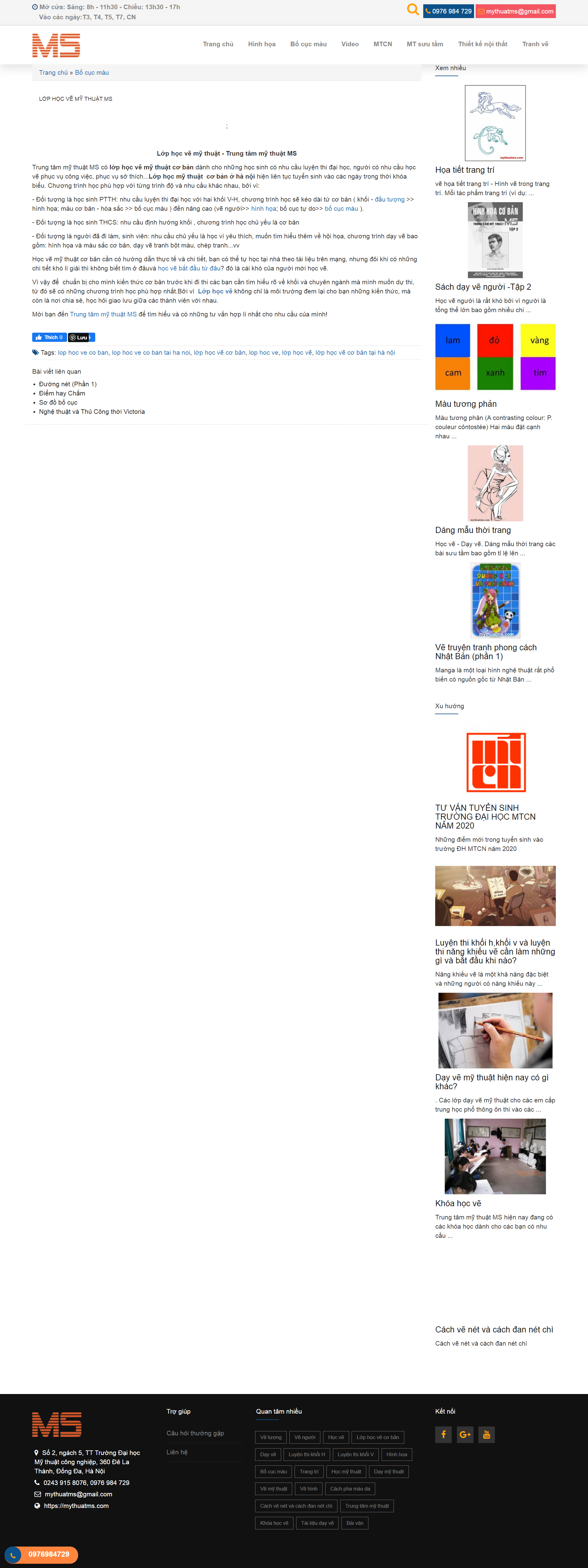 [teppiart] Thiết kế Website Web nghệ thuật mỹ thuật - mythuatmscom