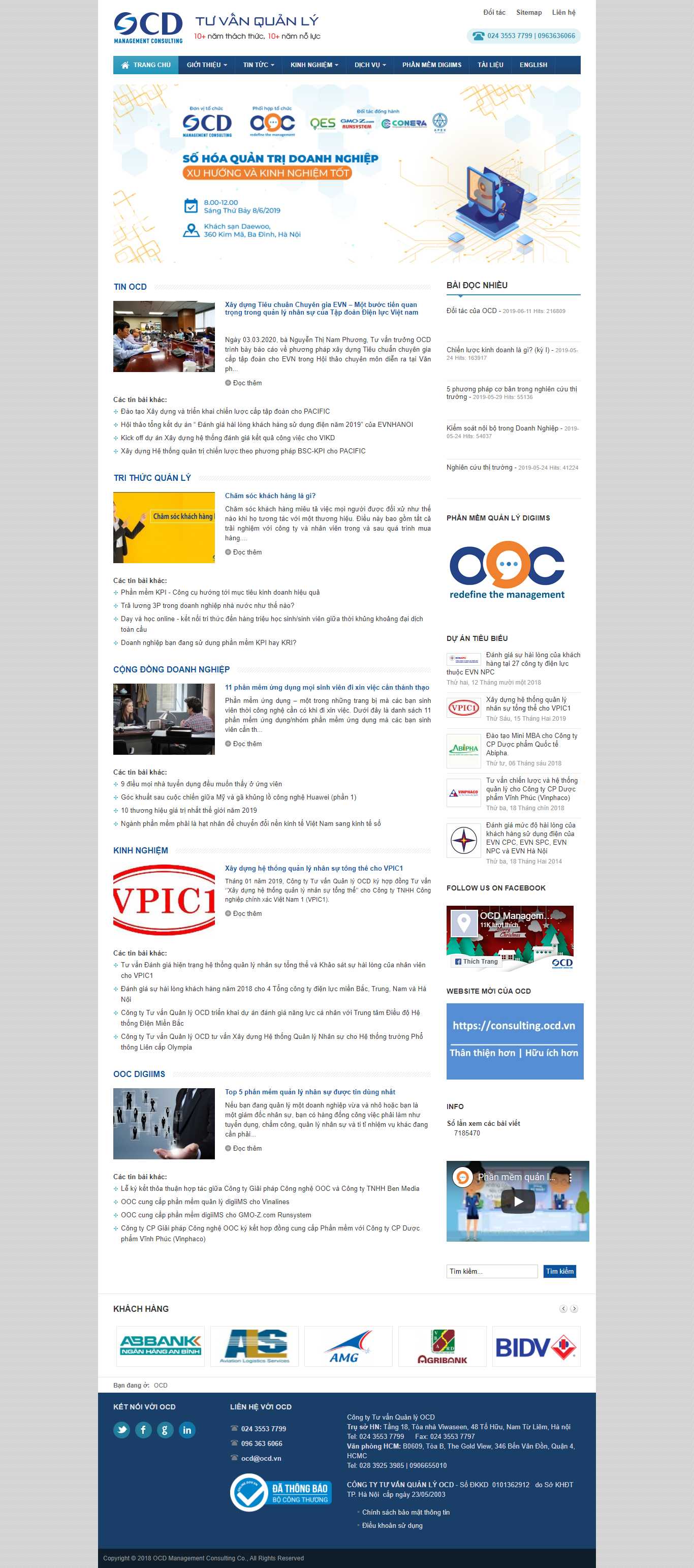 Thiết kế Website Web tư vấn - ocdvn