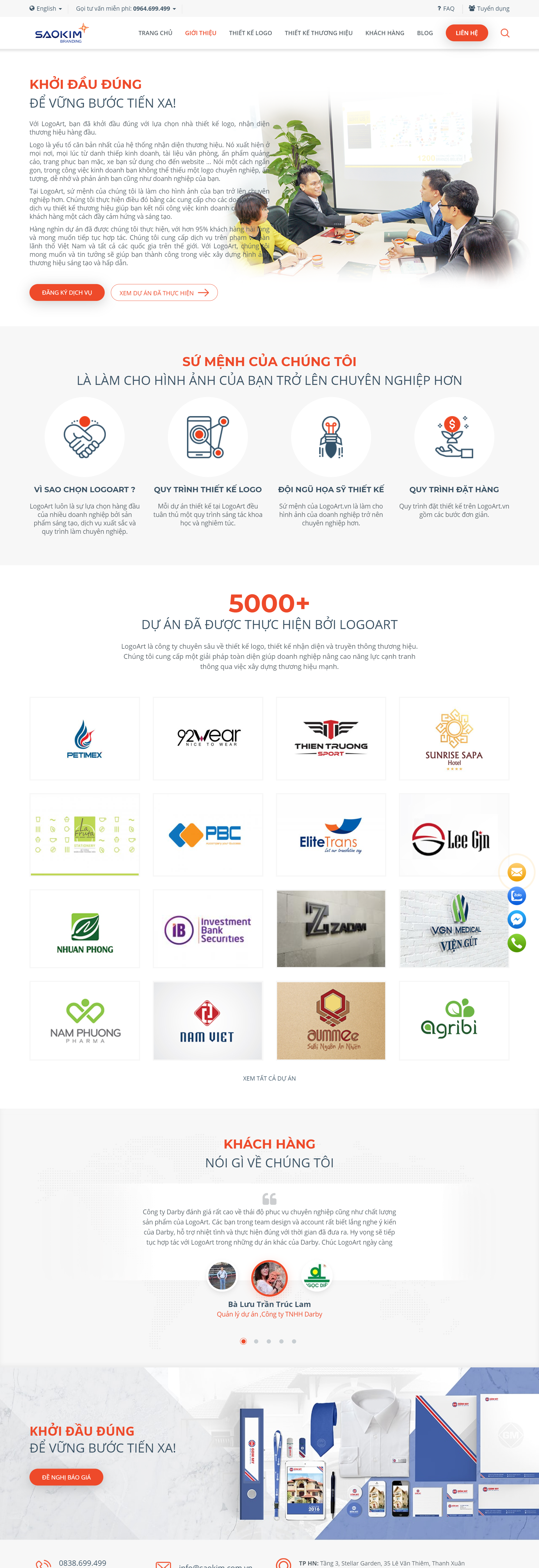 Thiết kế Website Web thương hiệu logo - logoartvn