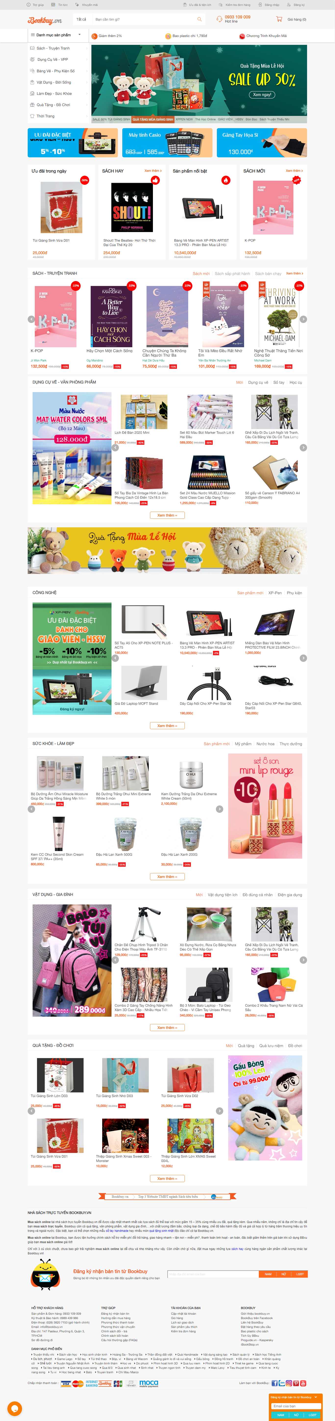 Thiết kế Website Web nhà sách - bookbuyvn