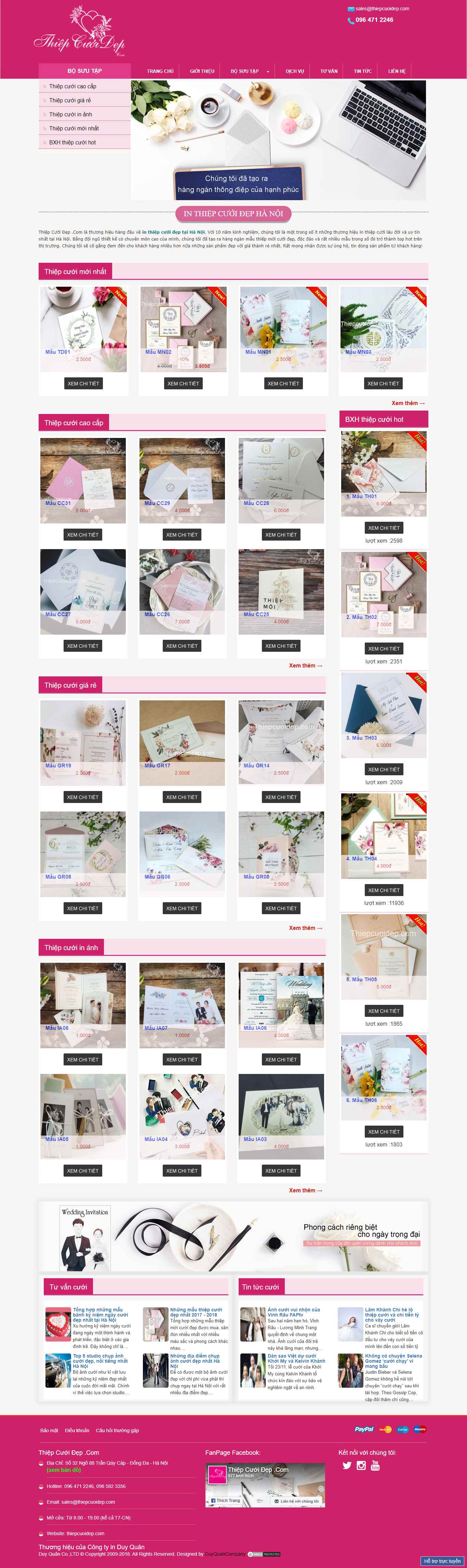 [loustudio] Thiết kế Website Web chụp ảnh cưới - thiepcuoidepcom